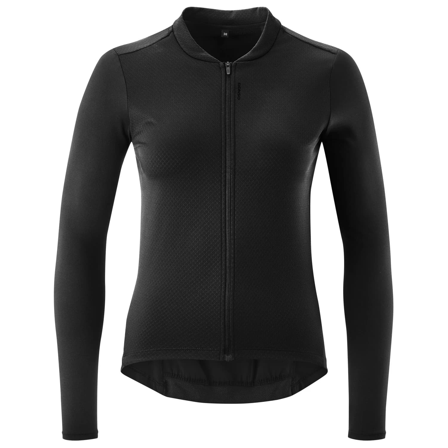 Дамска фланелка с дълъг ръкав за колоездене Gonso Women's Sitivo Jersey Longsleeve Cycling jersey - Black