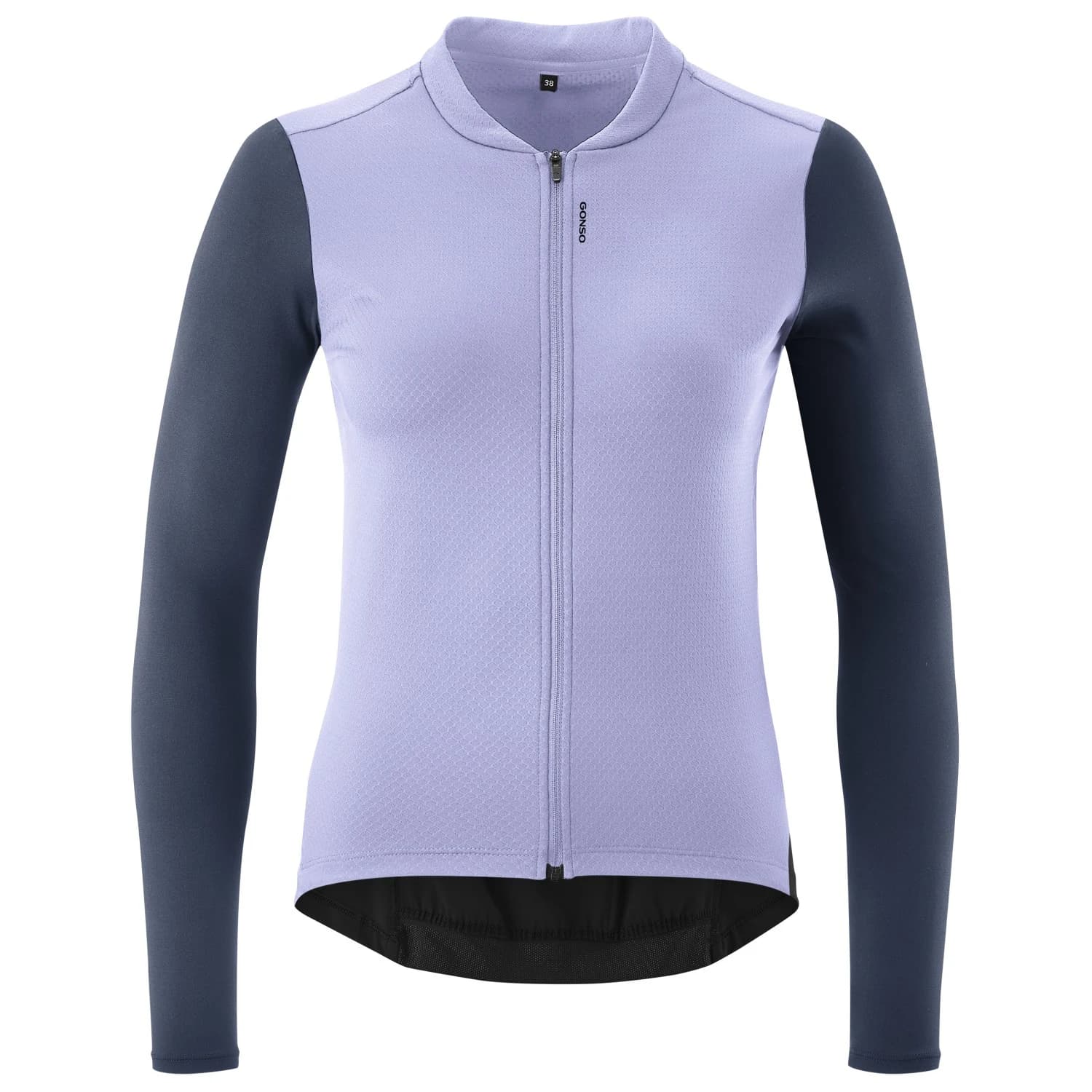 Дамска фланелка с дълъг ръкав за колоездене Gonso Women's Sitivo Jersey Longsleeve Cycling jersey - Lilac / Cream