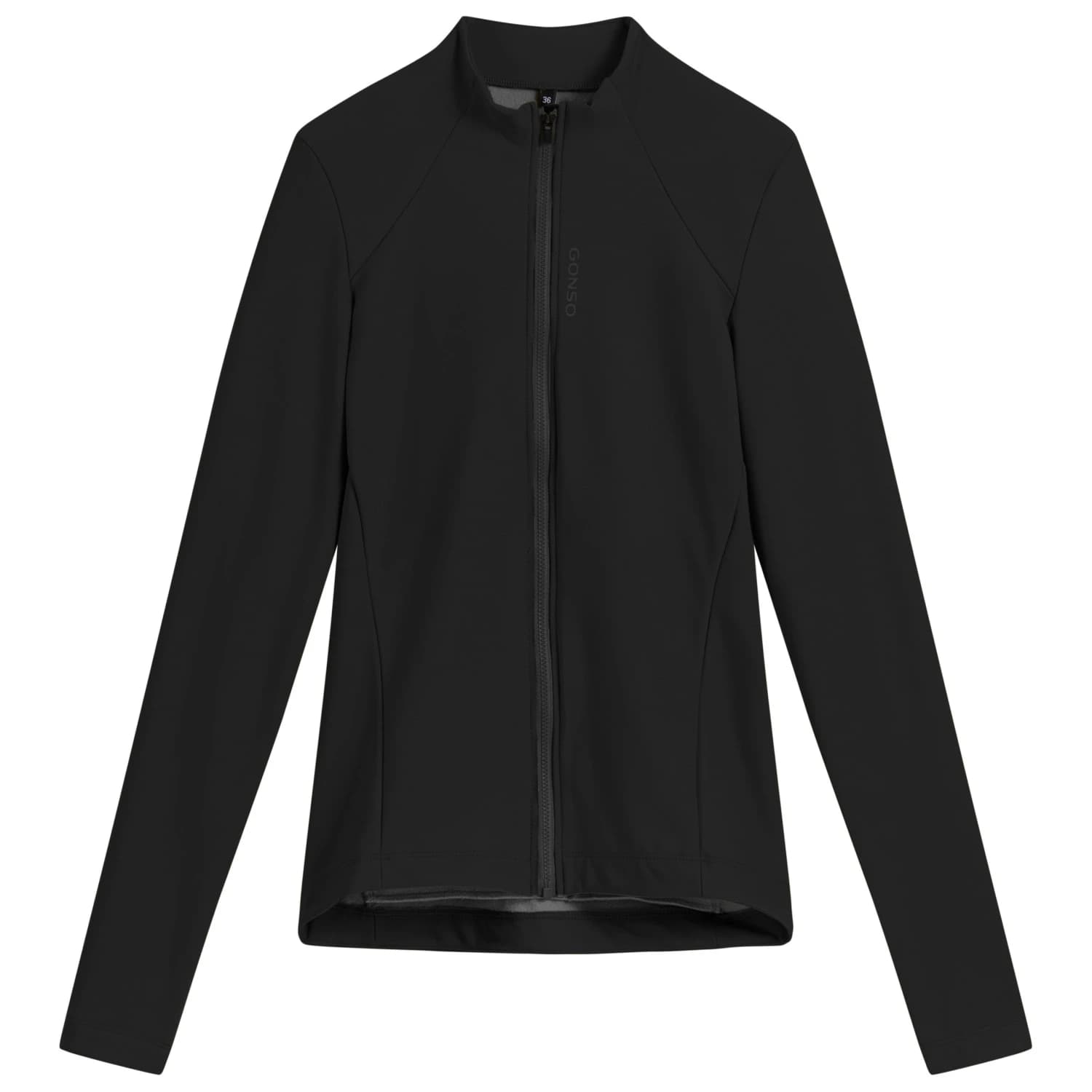 Фланелка с дълъг ръкав за колоездене Gonso Women's Sitivo Jersey Therm Cycling jersey - Black
