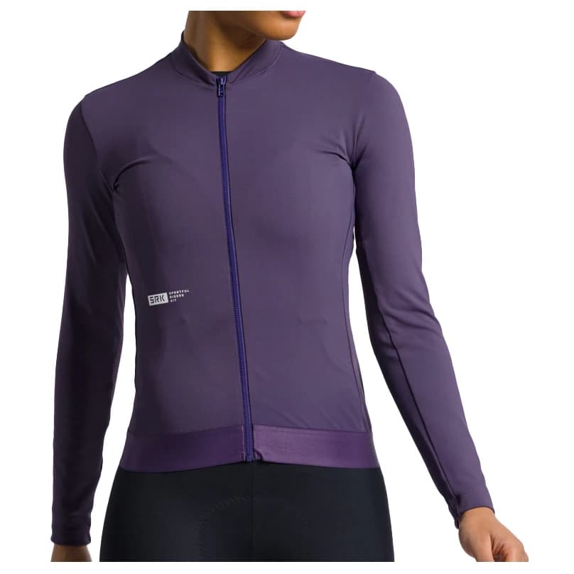 Дамска фланелка с дълъг ръкав за колоездене Sportful Women's SRK 2 Thermal Jersey Cycling jersey - Galactic Purple