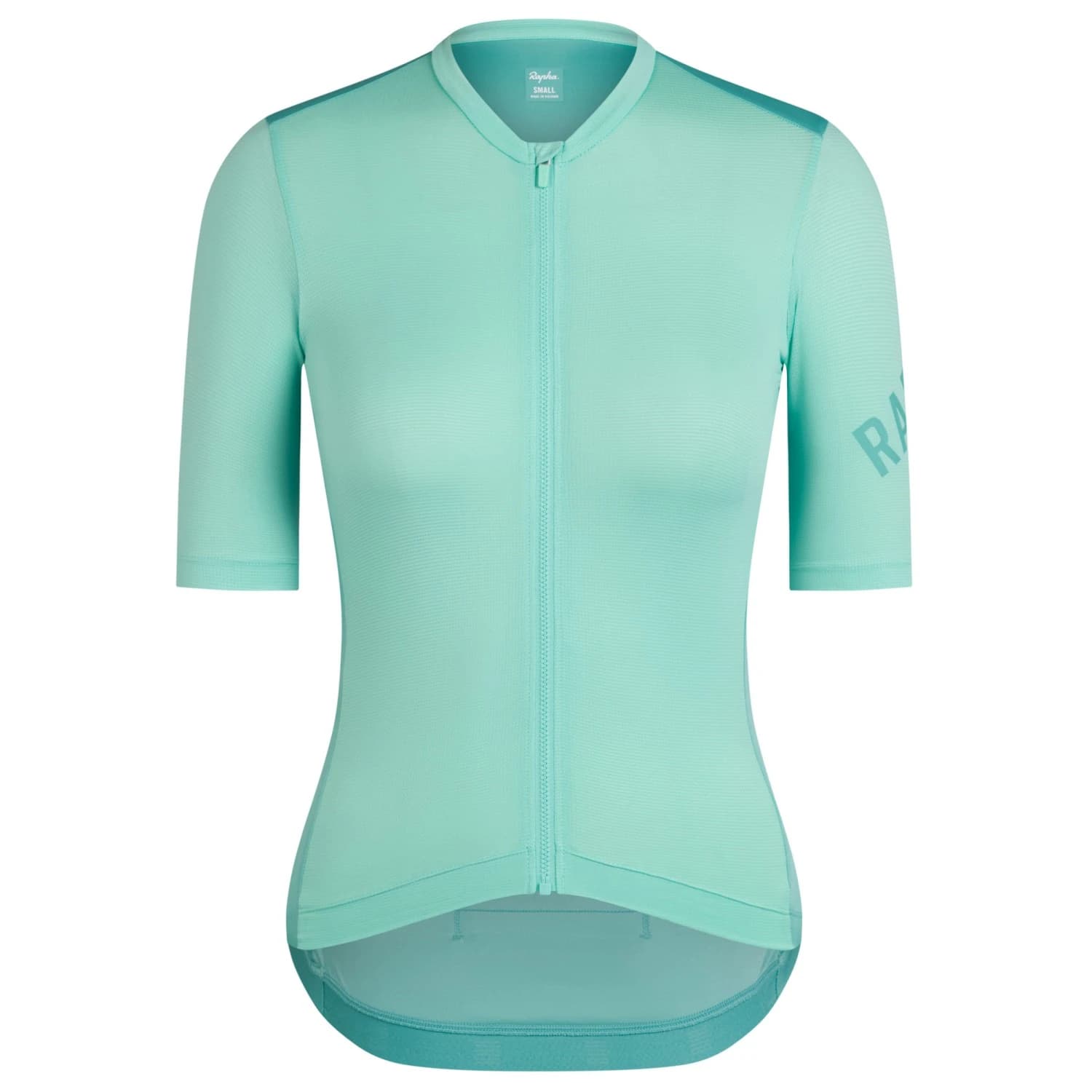 Дамска фланелка с къс ръкав за колоездене Rapha Women's Pro Team Training Jersey Cycling jersey - Jade / Lagoon