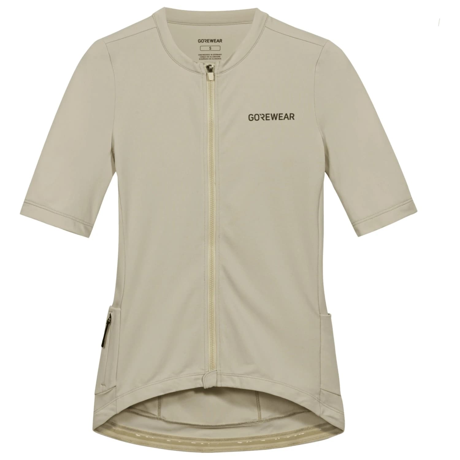 Дамска фланелка с къс ръкав за колоездене GORE Wear Women's Swiftride Allroad Jersey Cycling jersey - Tech Beige