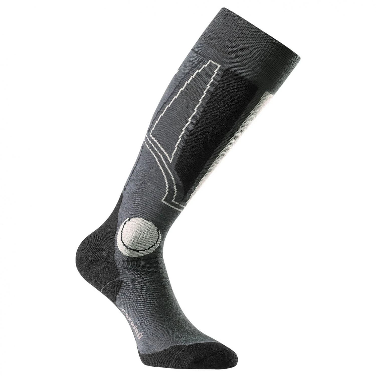 Ски чорапи Rohner Carving L/R Ski socks - Anthracite