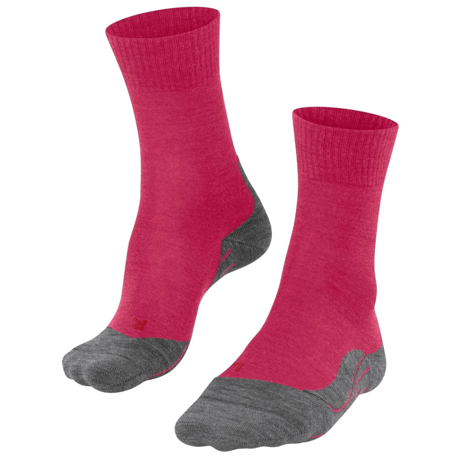 Дамски туристически чорапи Falke Women's TK5 Ultra Light Walking socks - Rose / Grey