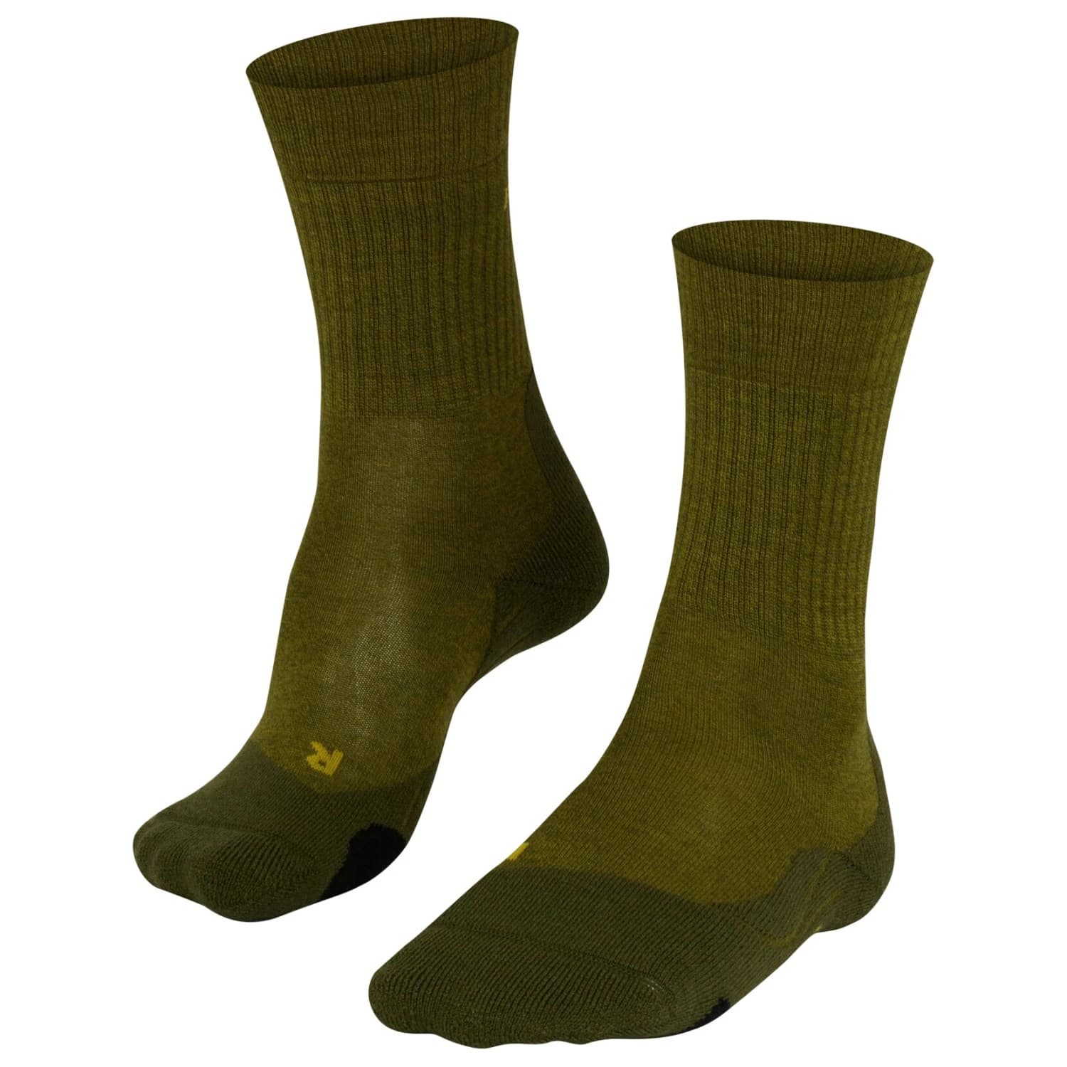 Мъжки туристически чорапи Falke TK2 Wool Walking socks - Forest