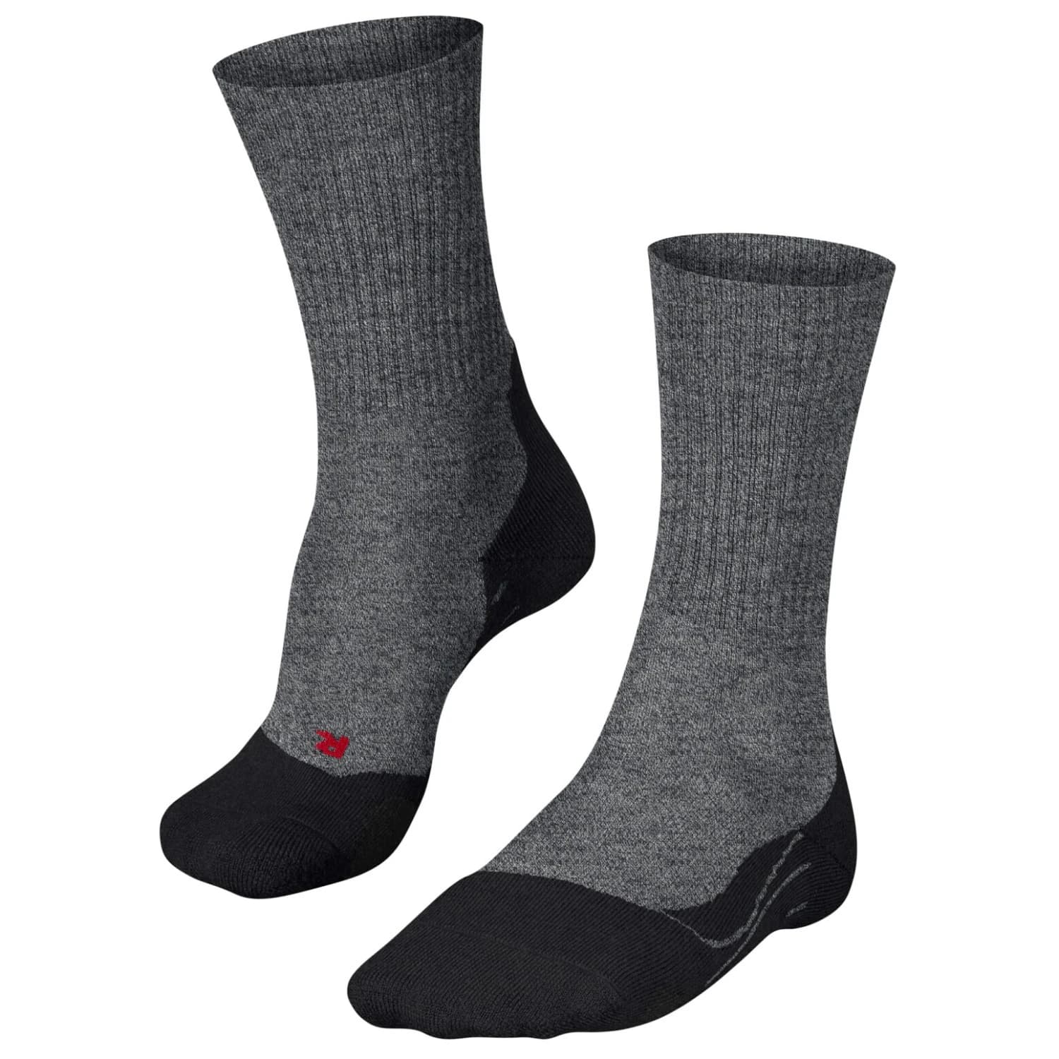 Дамски туристически чорапи Falke Women's TK2 Wool Walking socks - Black