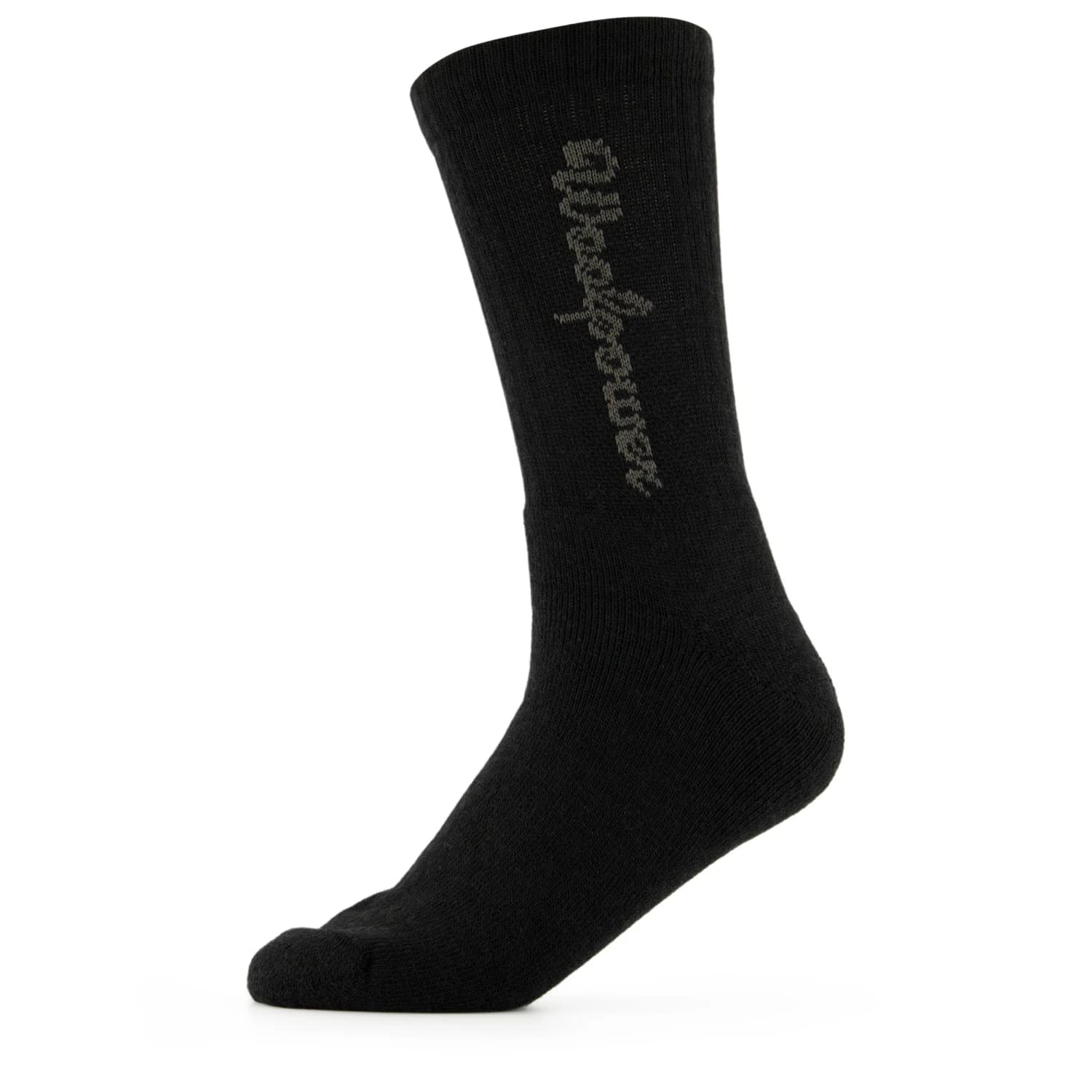 Зимни чорапи Woolpower Sport Socks 400 Logo Walking socks - Black