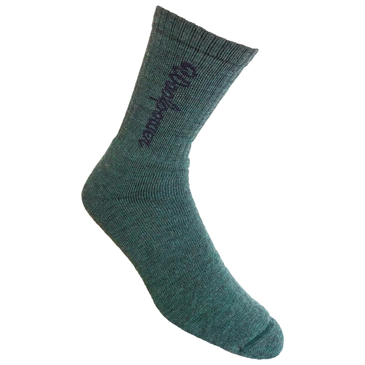 Зимни чорапи Woolpower Sport Socks 400 Logo Walking socks - Forest Green