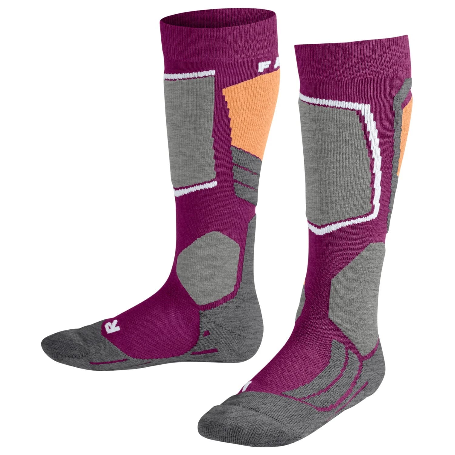 Детски ски чорапи Falke Kid's SK 2 Ski socks - Purple
