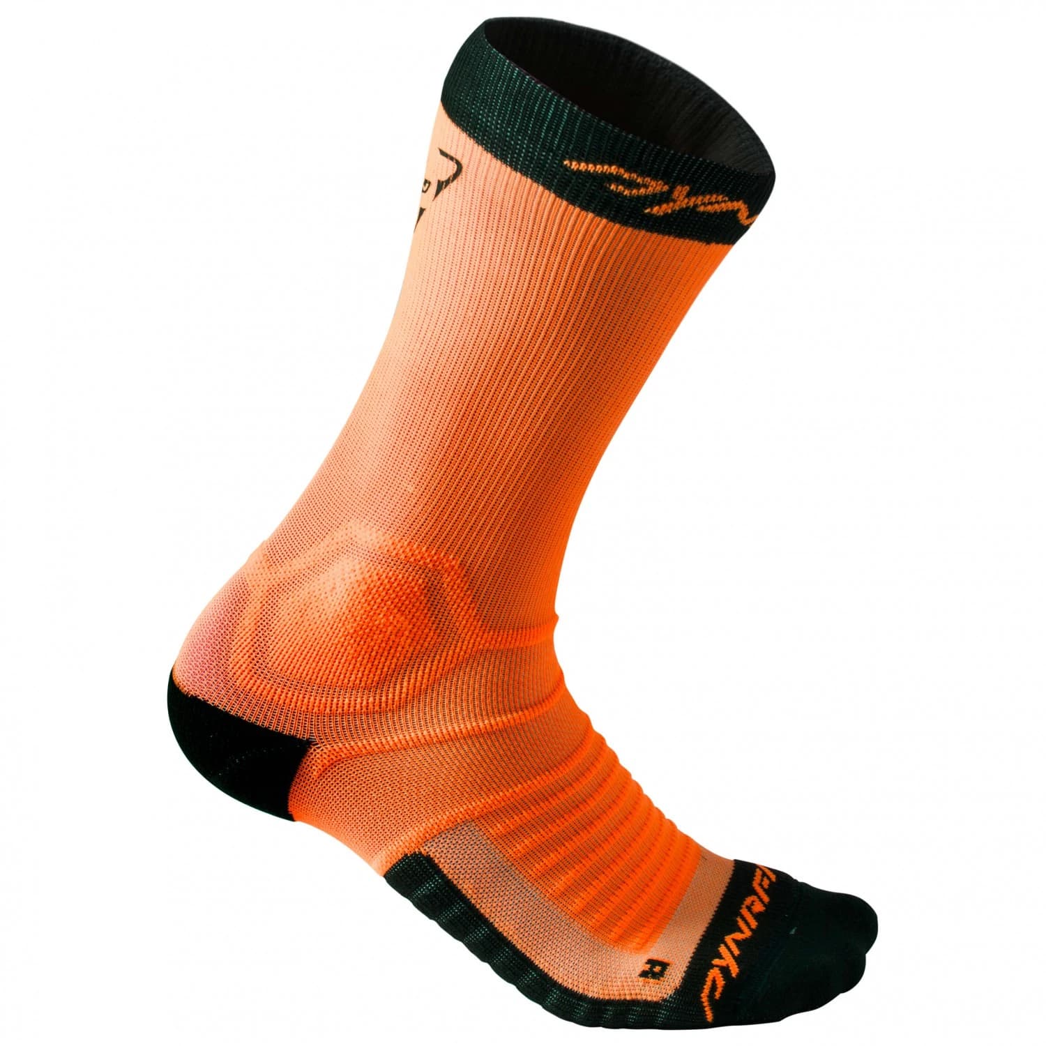 Чорапи за бягане Dynafit Ultra Cushion Sock Running socks - Fluo Orange / Asphalt
