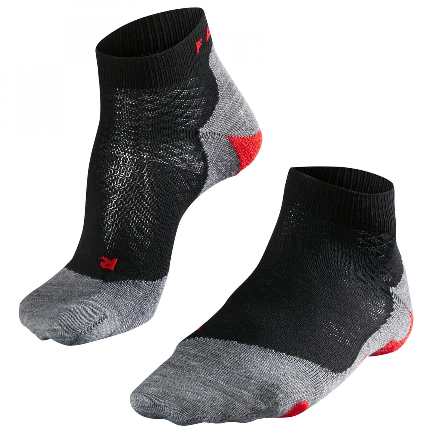 Дамски чорапи за бягане Falke Women's RU5 Lightweight Short Running socks - Black Mix