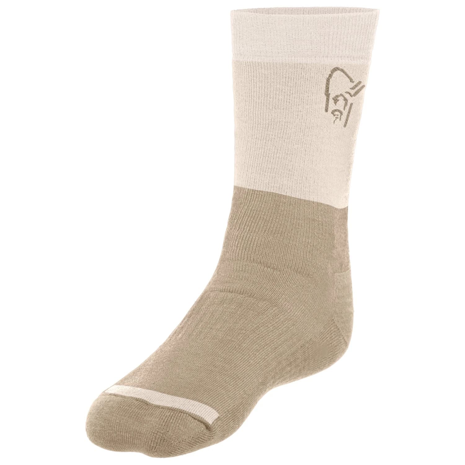 Туристически чорапи Norrøna Trollveggen Heavy Weight Merino Socks Walking socks - Oatmeal