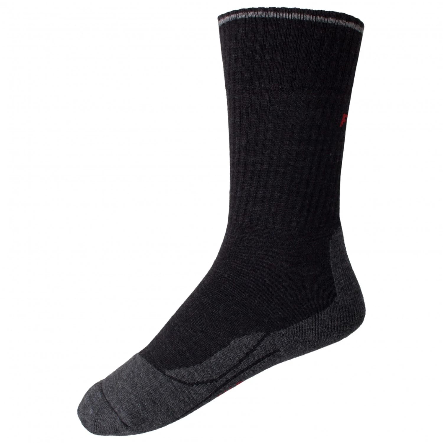 Дамски туристически чорапи Falke Women's TK2 Wool Silk Walking socks - Anthracite Melange
