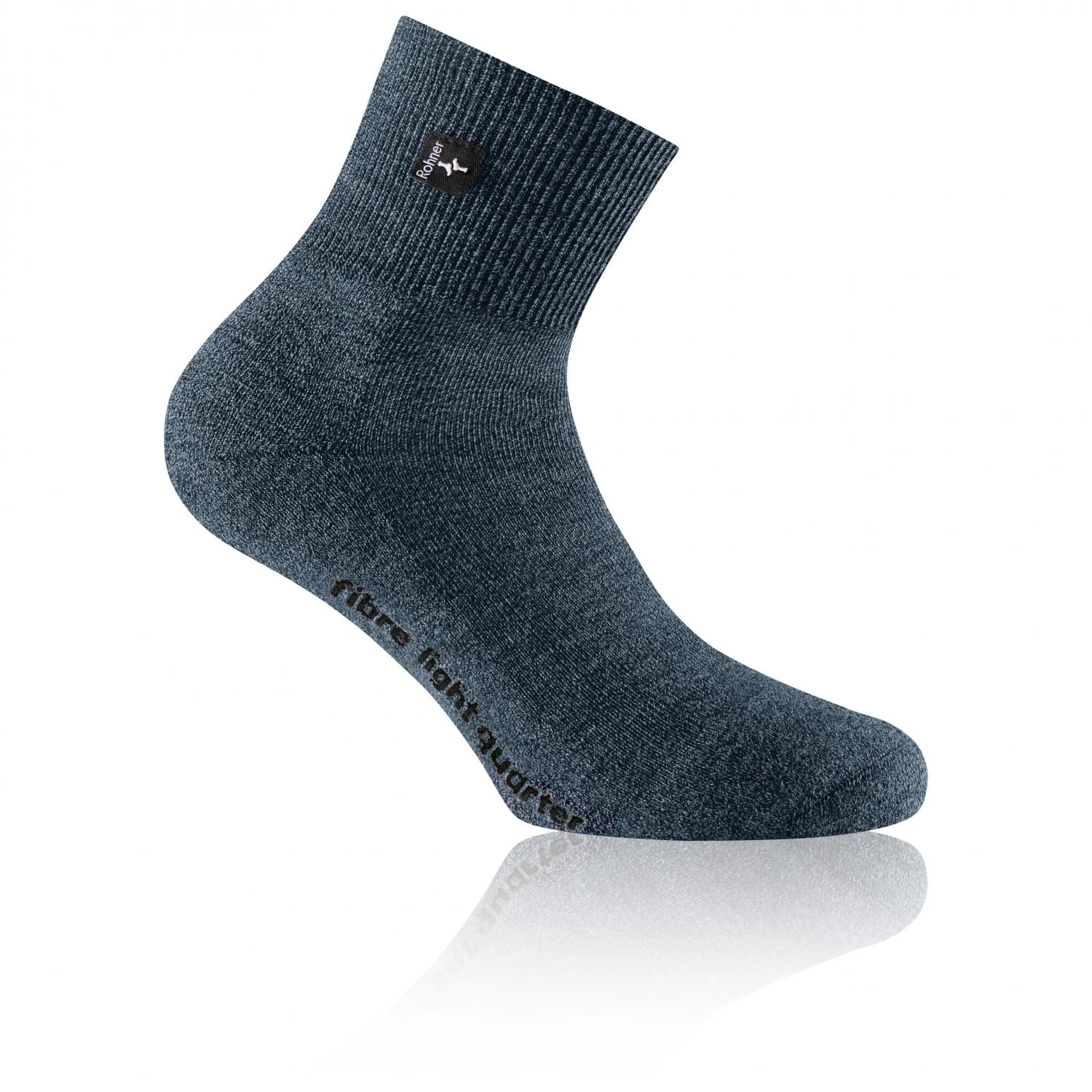 Спортни чорапи Rohner Fibre Light Quarter Sports socks - Blue Denim