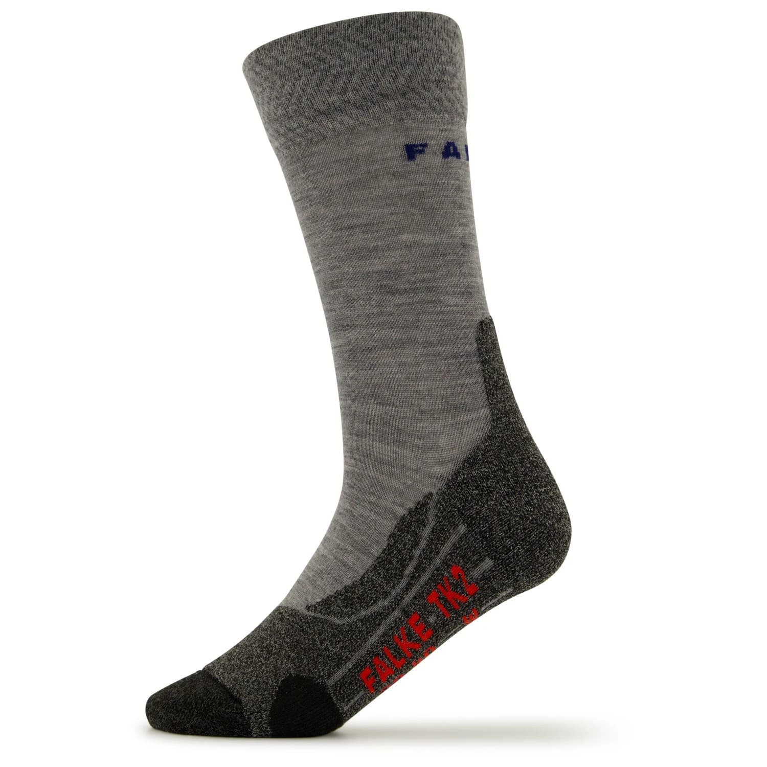 Дамски туристически чорапи Falke Women's TK2 Melange Walking socks - Grey Melange