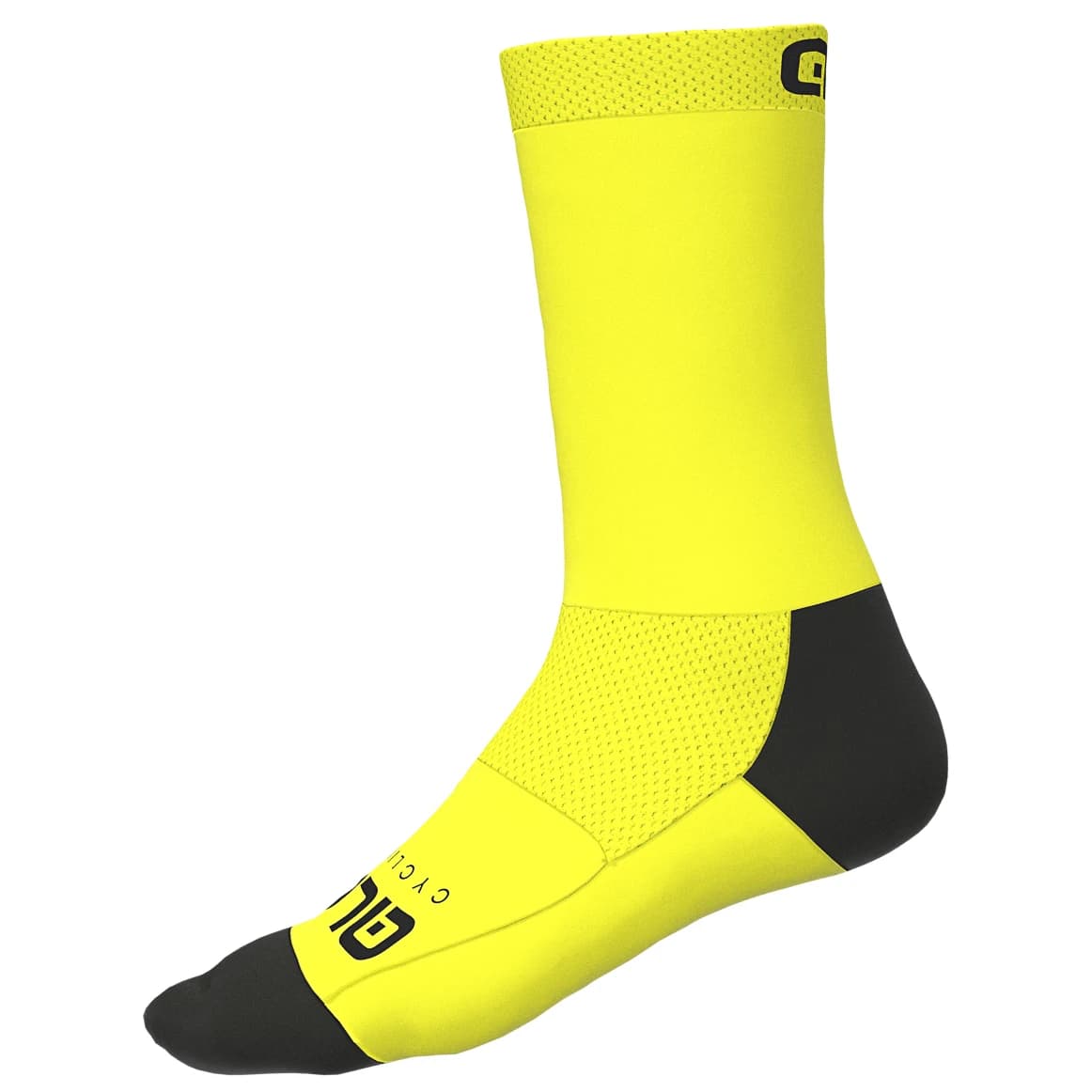 Чорапи за колоездене Alé Team Socks Cycling socks - Fluo Yellow