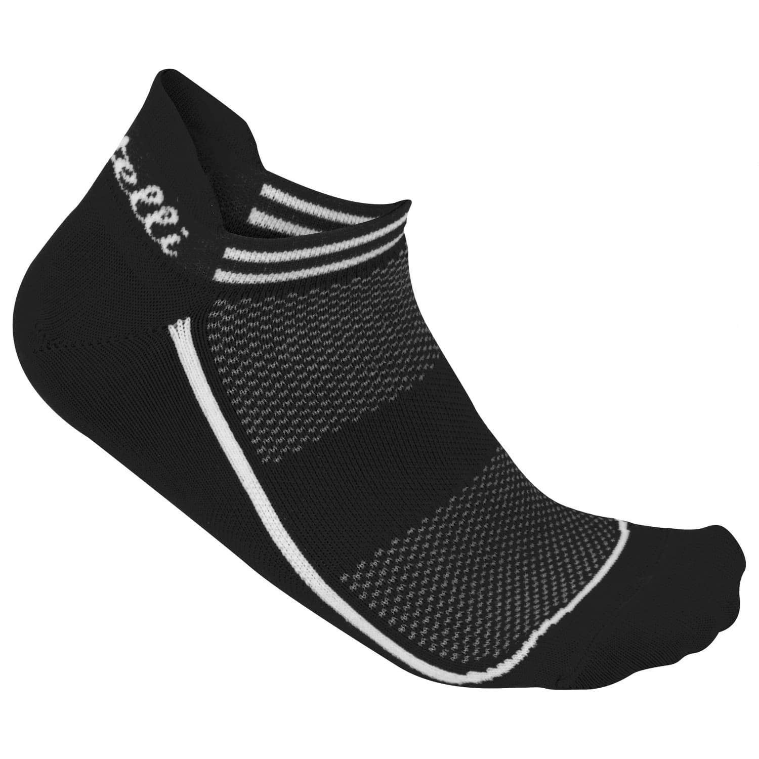 Дамски чорапи за колоездене Castelli Women's Invisibile Sock Cycling socks - Black