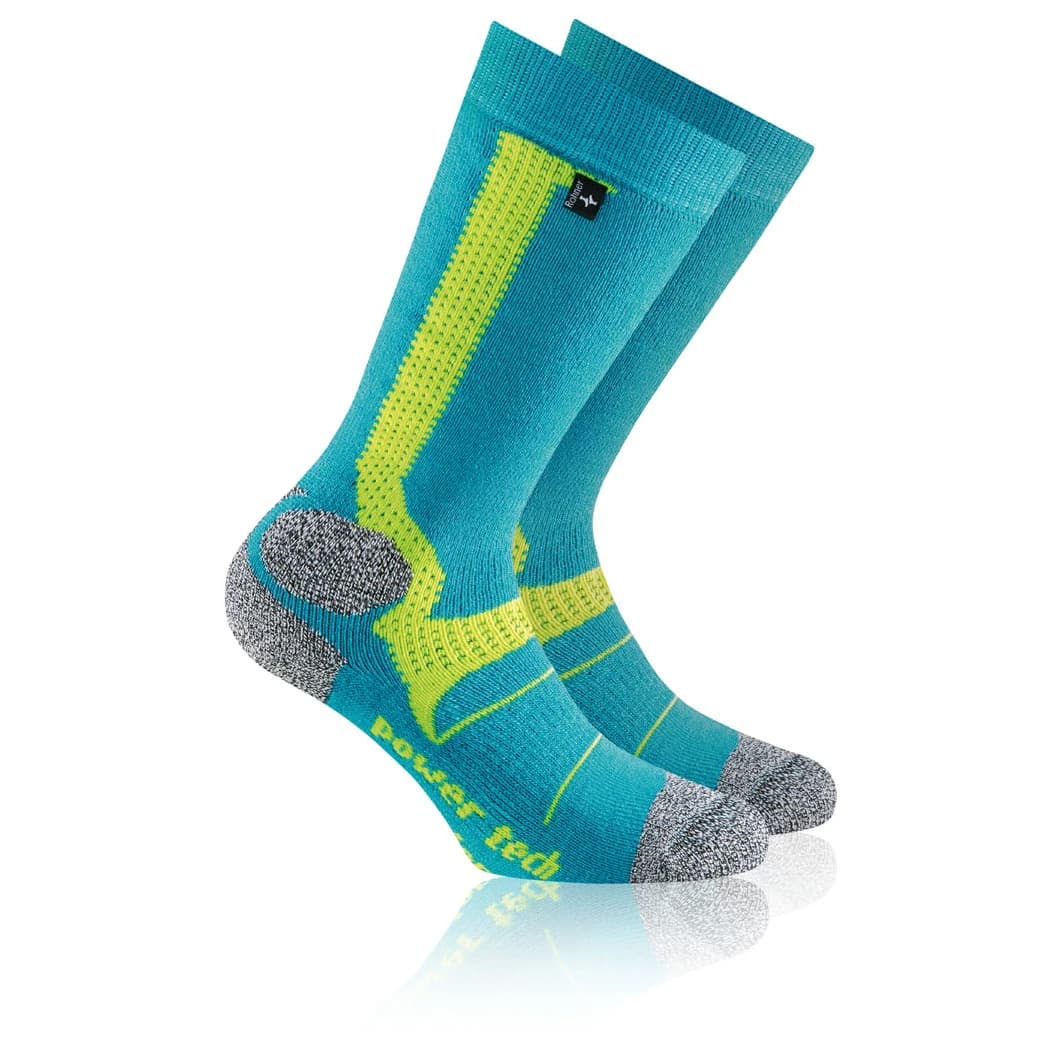 Детски ски чорапи Rohner Kid's Power Tech Junior Ski socks - Turqoise