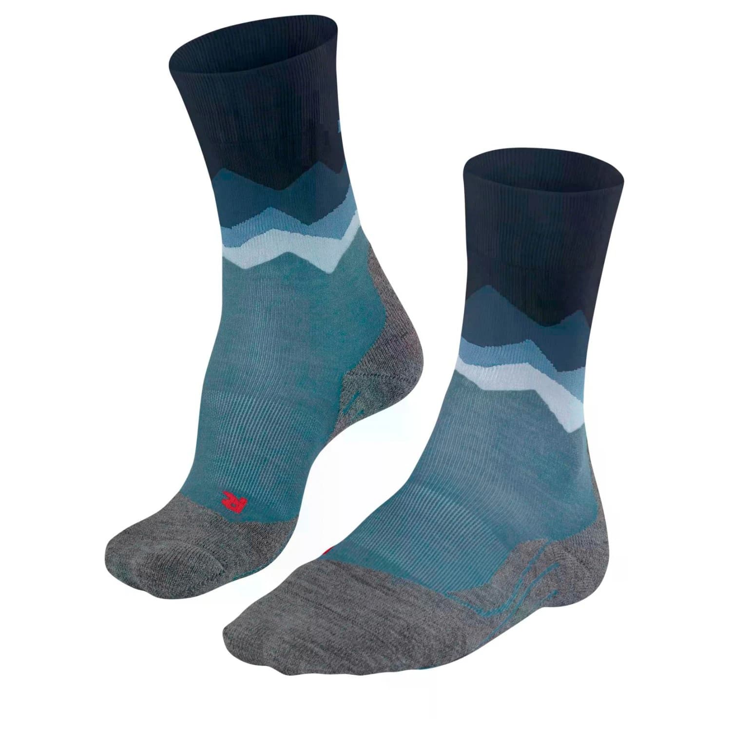 Туристически чорапи Falke TK2 Crest Walking socks - Blue Steel