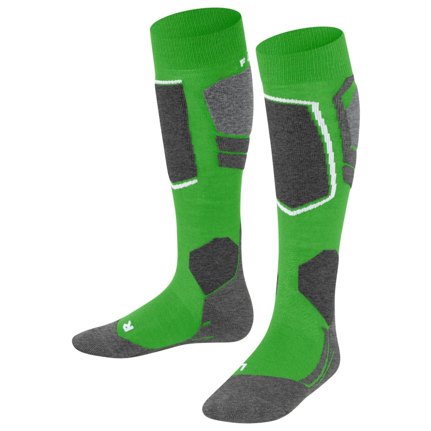 Детски ски чорапи Falke SK4 Kids Ski socks - Vivid Green