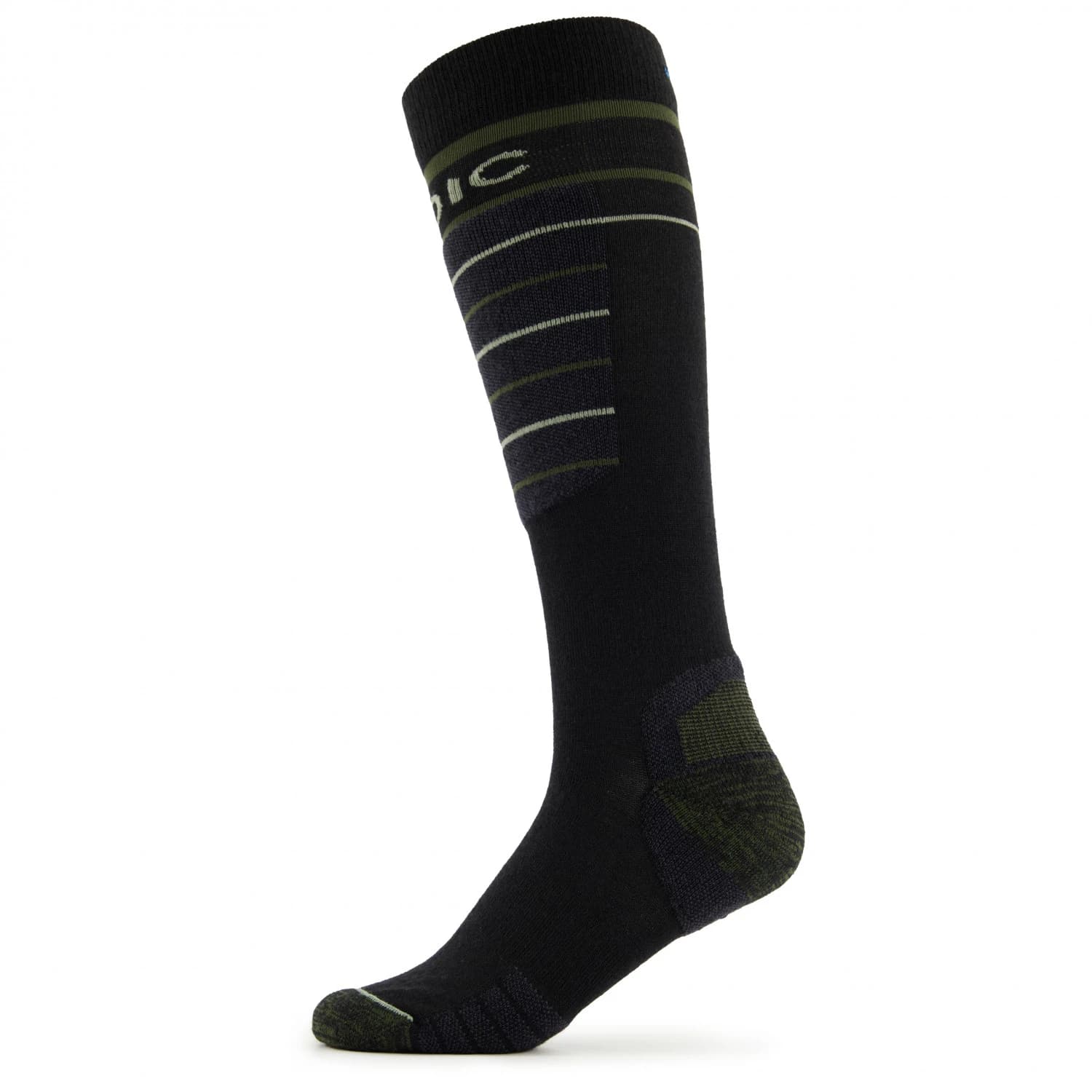 Ски чорапи Stoic Merino Ski Sock - Black / Green