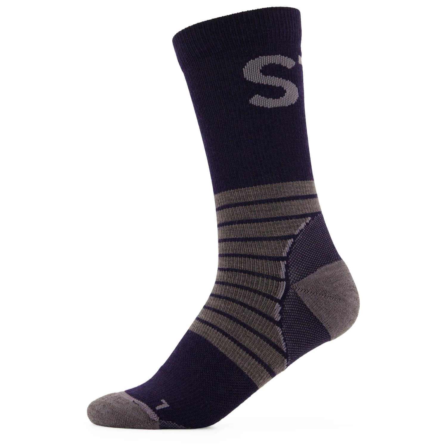Чорапи за колоездене Stoic Merino MTB Socks Cycling socks - Navy Midnight / Monsoon