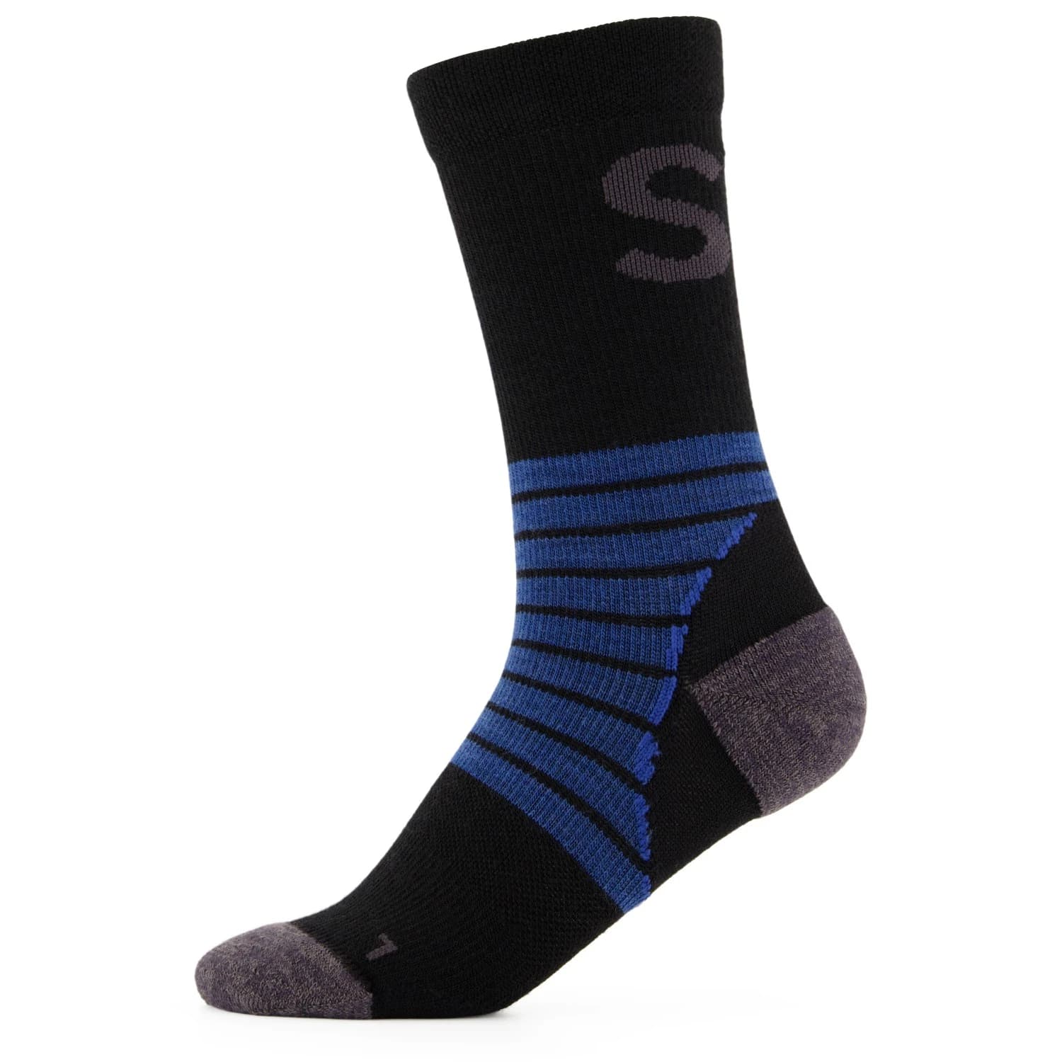 Чорапи за колоездене Stoic Merino MTB Socks Cycling socks - Black / Blue Jeans