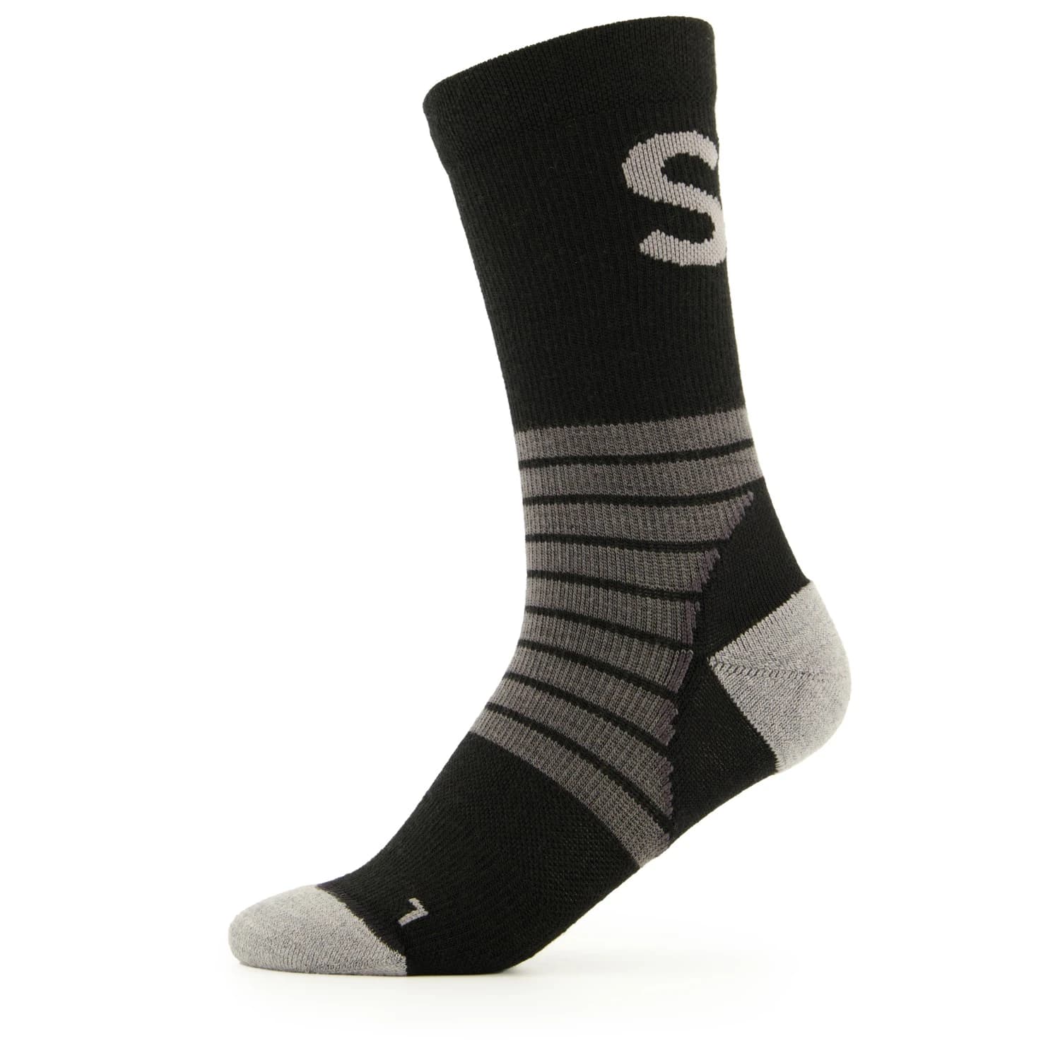 Чорапи за колоездене Stoic Merino MTB Socks Cycling socks - Black / Monsoon