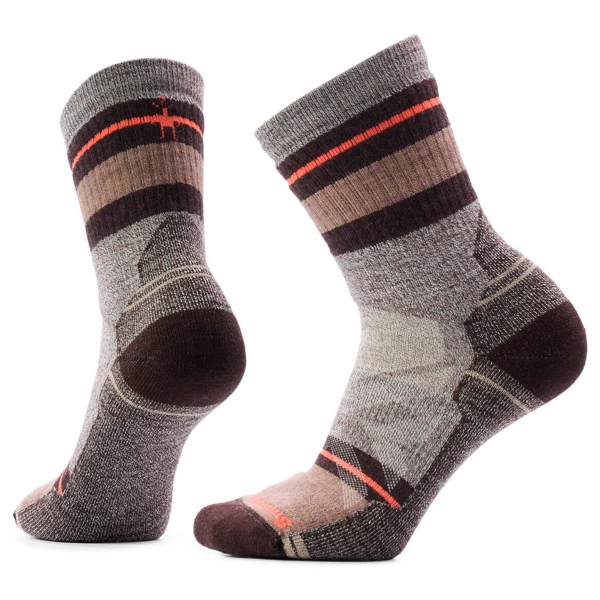 Дамски туристически чорапи Smartwool Women's Performance Hike Full Cushion Saturnsphere Crew Walking socks - Taupe / Natural Marl