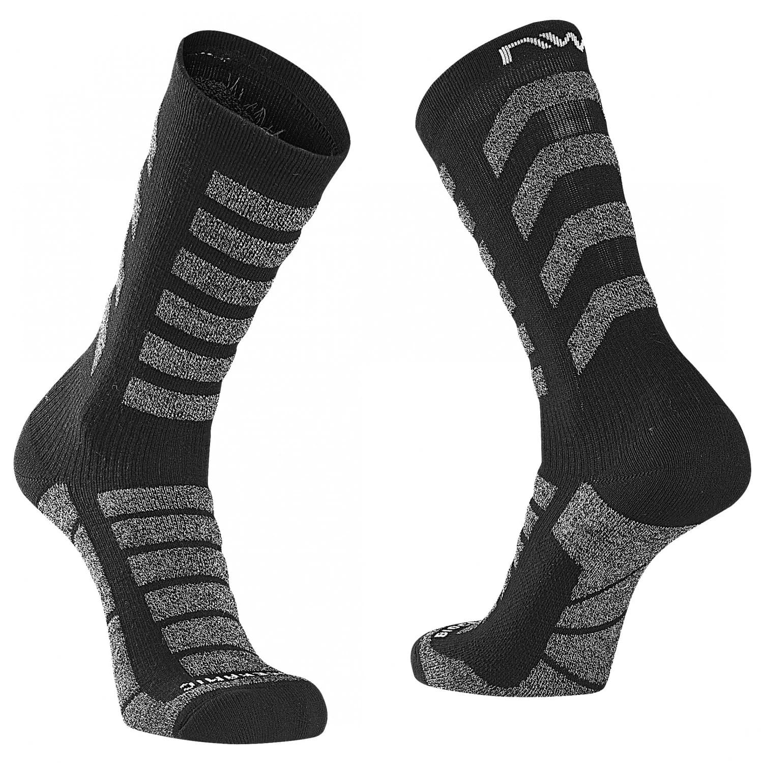 Чорапи за колоездене Northwave Husky Ceramic High Sock Cycling socks - Black