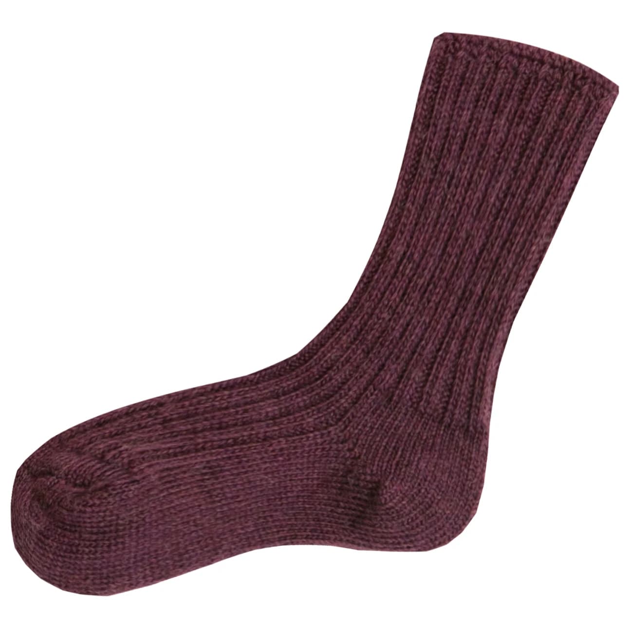 Детски мериносови чорапи Joha Kid's Wool Socks 5006 Merino socks - Aubergine Melange