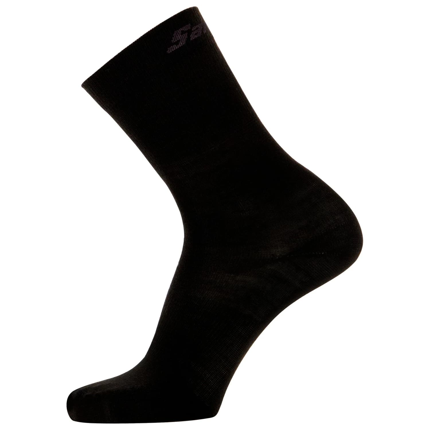 Чорапи за колоездене Santini Wool Socks Cycling socks - Black