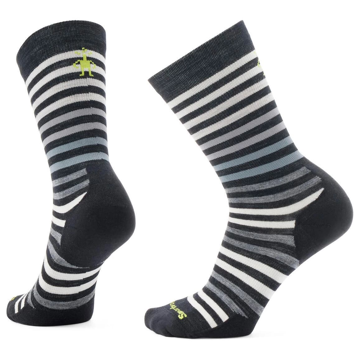 Спортни чорапи Smartwool Everyday Spruce Street Crew Sports socks - Black / White