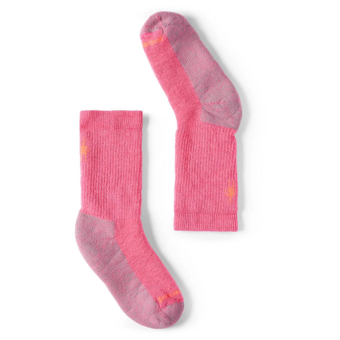 Детски туристически чорапи Smartwool Kid's Hike Full Cushion Crew Sports socks - Garden Pink