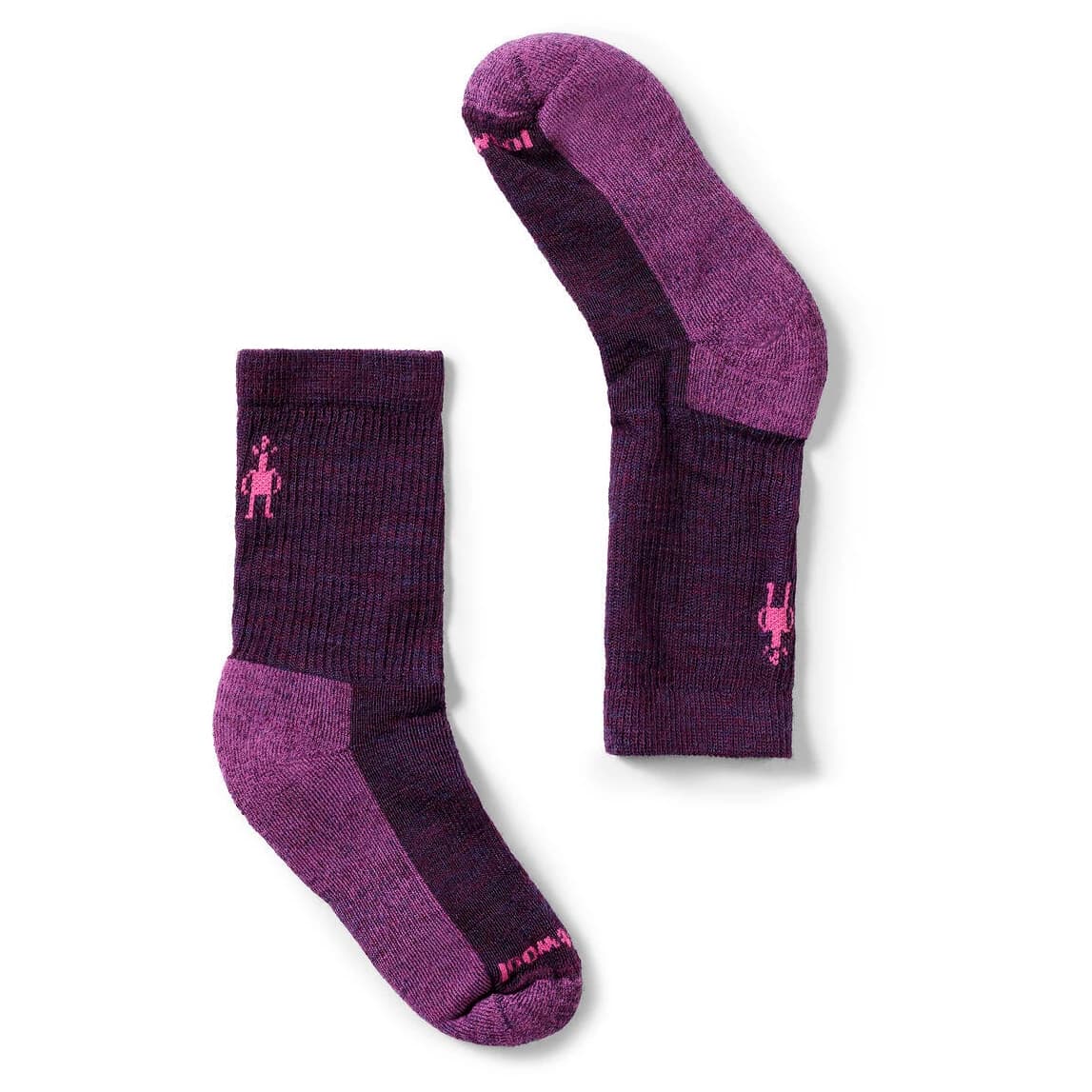 Детски туристически чорапи Smartwool Kid's Hike Light Cushion Crew Sports socks - Purple Iris