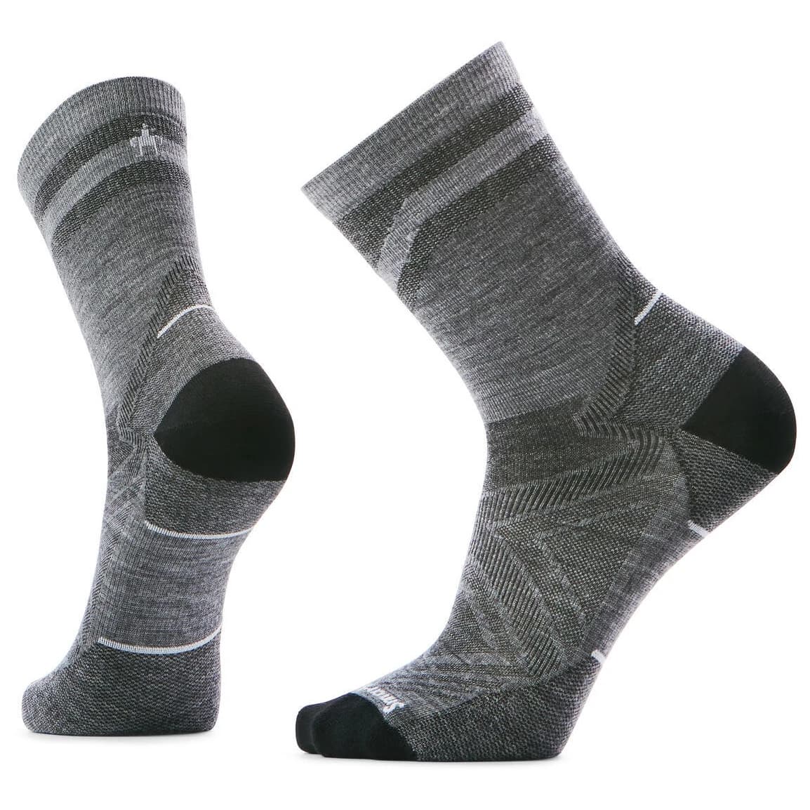 Чорапи за бягане Smartwool Performance Run Zero Cushion Mid Crew Pattern Running socks - Light Gray