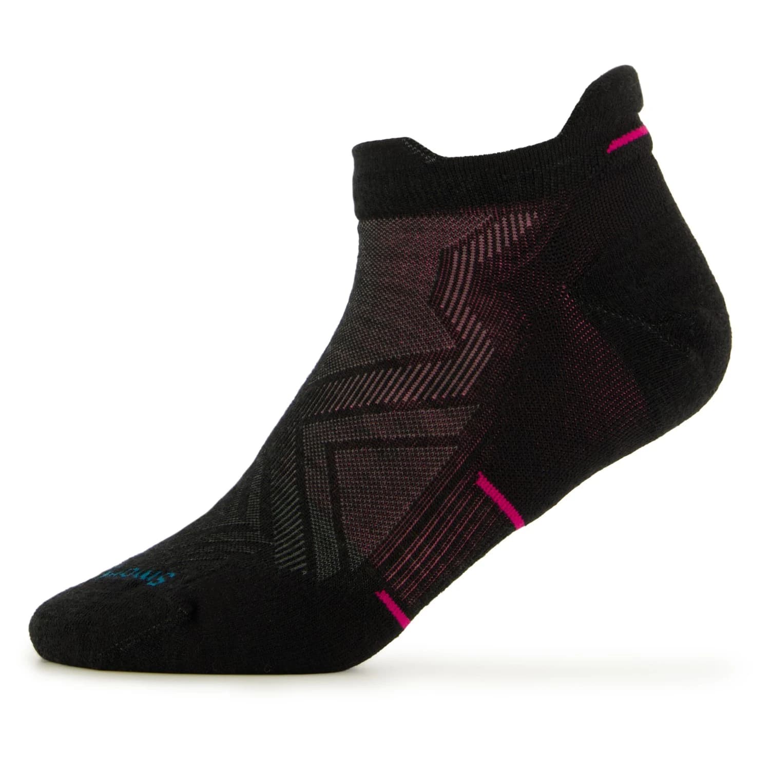 Дамски чорапи за бягане Smartwool Women's  Run Targeted Cushion Low Ankle Running socks - Black