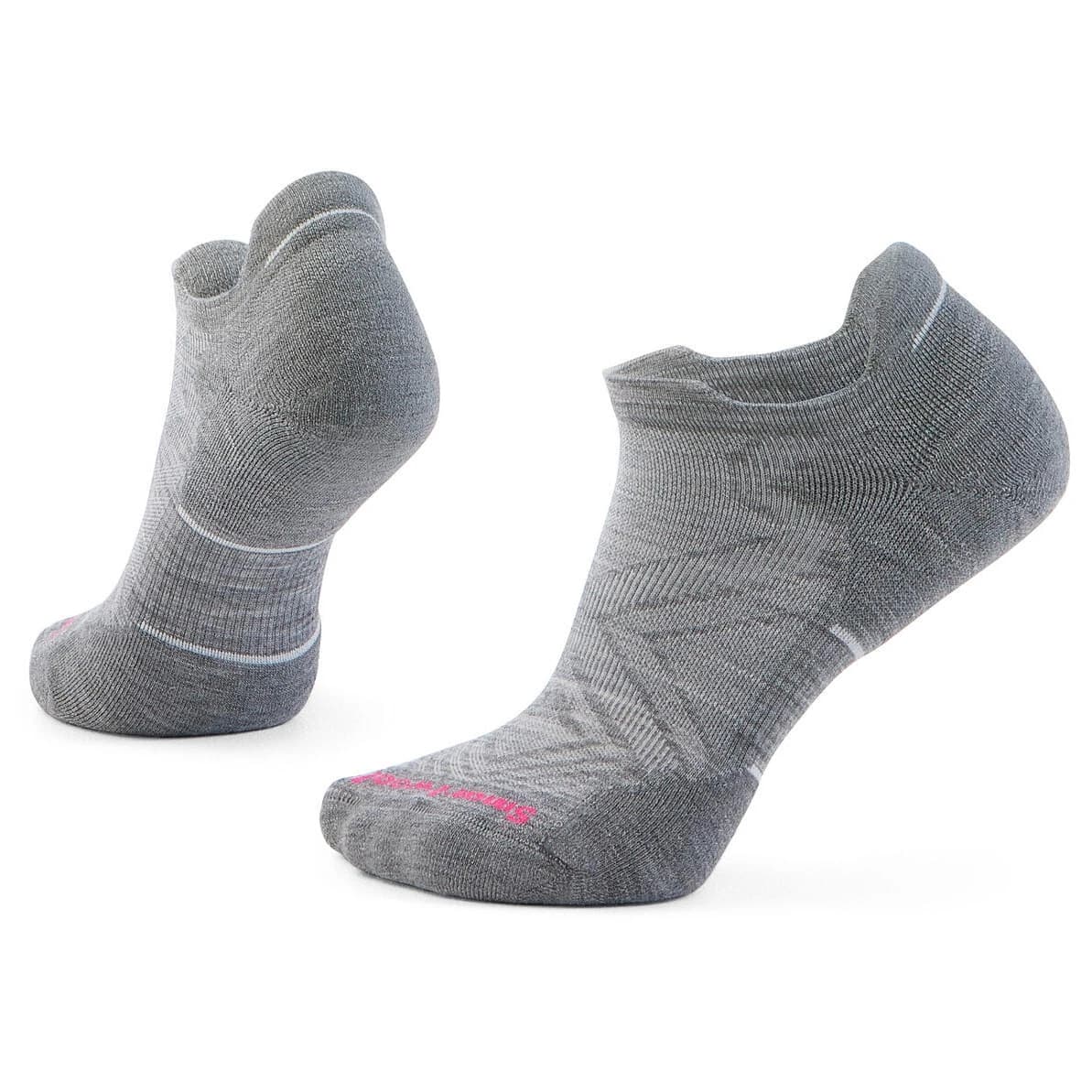 Дамски чорапи за бягане Smartwool Women's  Run Targeted Cushion Low Ankle Running socks - Lightgreywhite