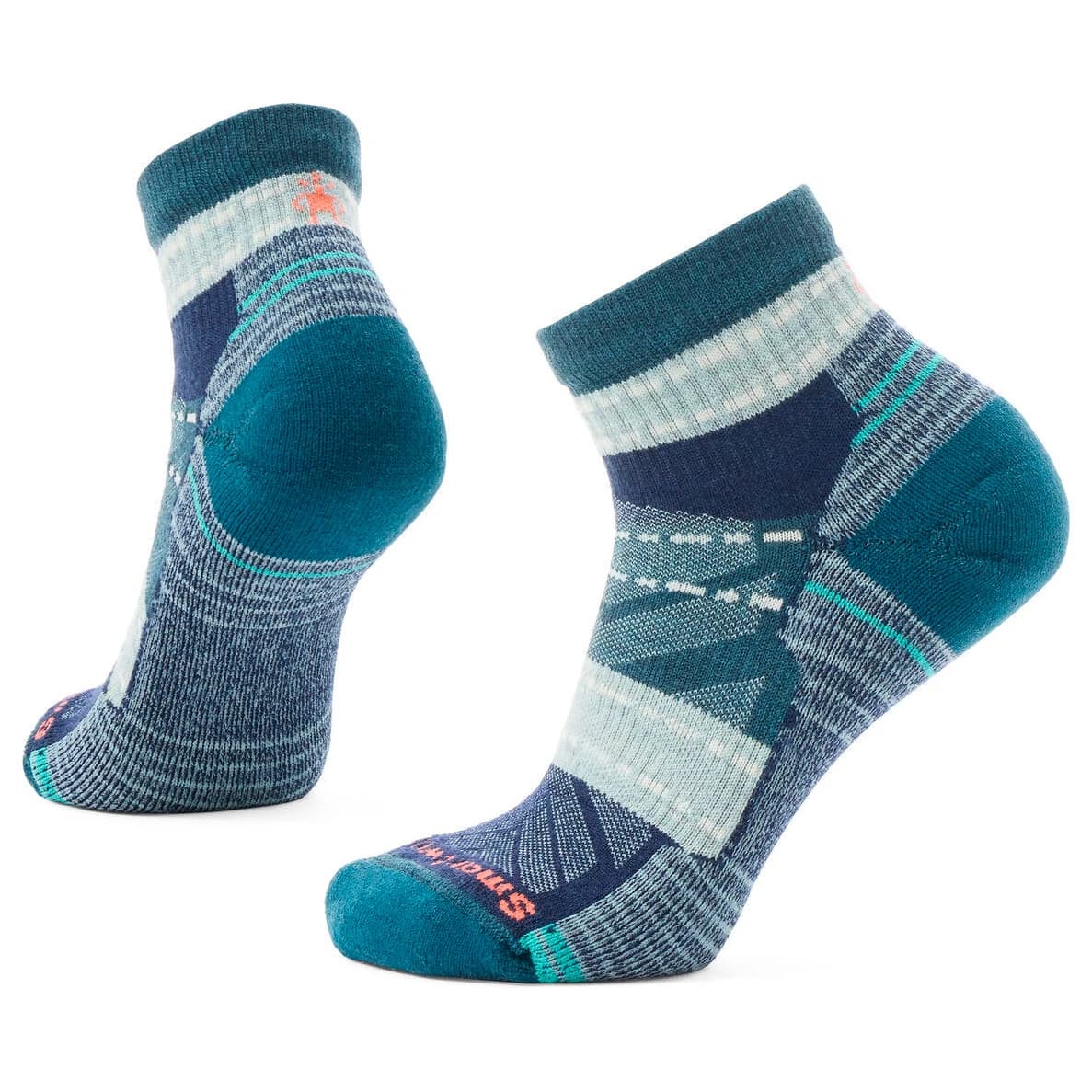 Дамски туристически чорапи Smartwool Women's Hike Light Cushion Margarita Ankle Walking socks - Frosty Green
