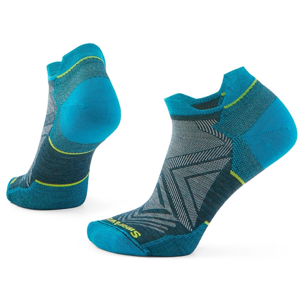 Дамски чорапи за бягане Smartwool Women's Run Zero Cushion Low Ankle Running socks - Twilight Blue