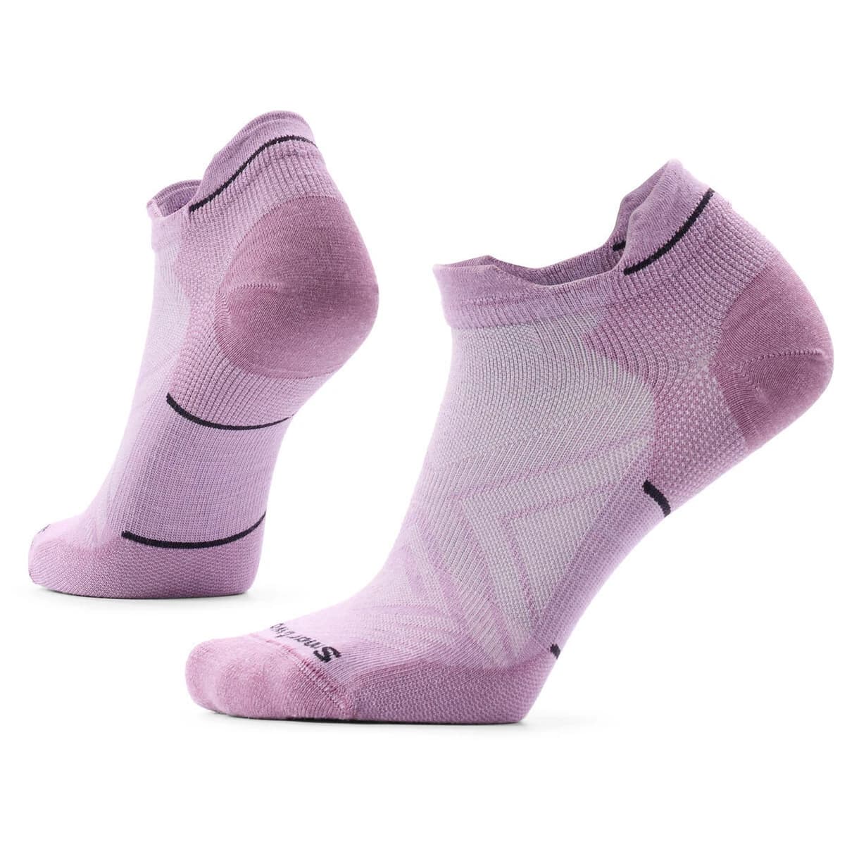 Дамски чорапи за бягане Smartwool Women's Run Zero Cushion Low Ankle Running socks - Purple Dawn