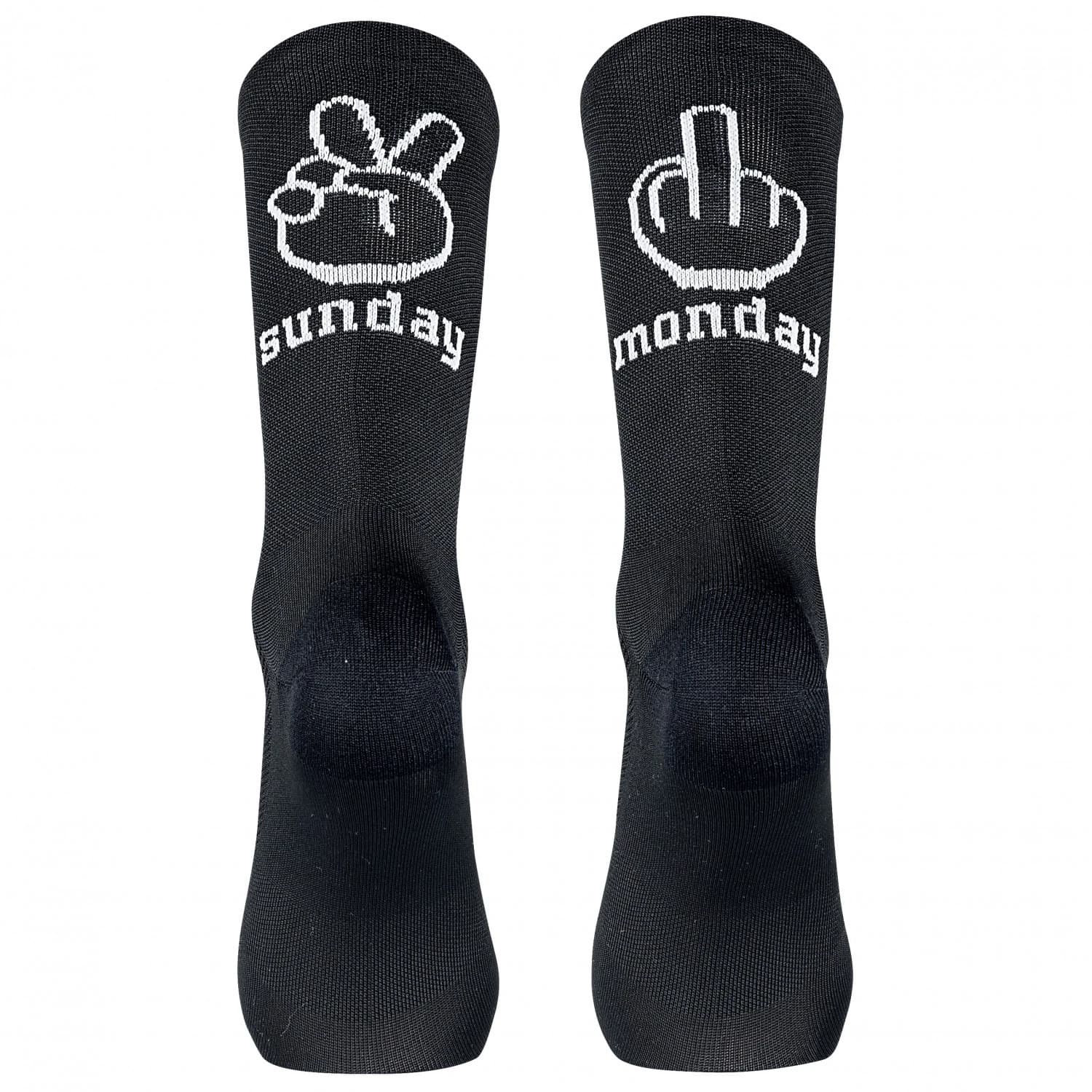 Мъжки чорапи за колоездене Northwave Sunday Monday Sock Cycling socks - Black