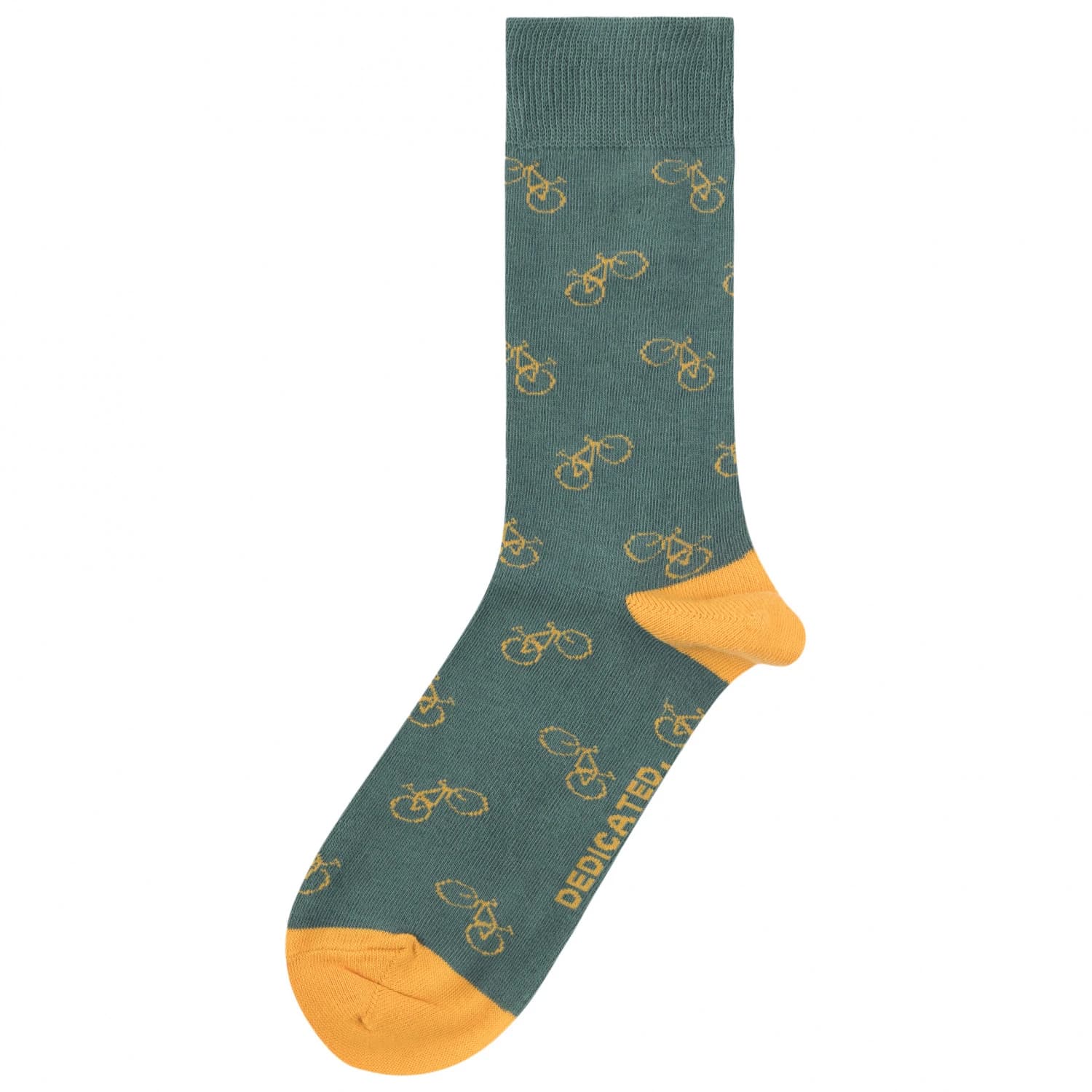Спортни чорапи Dedicated Socks Sigtuna Bike Pattern Sports socks - Dark Forest