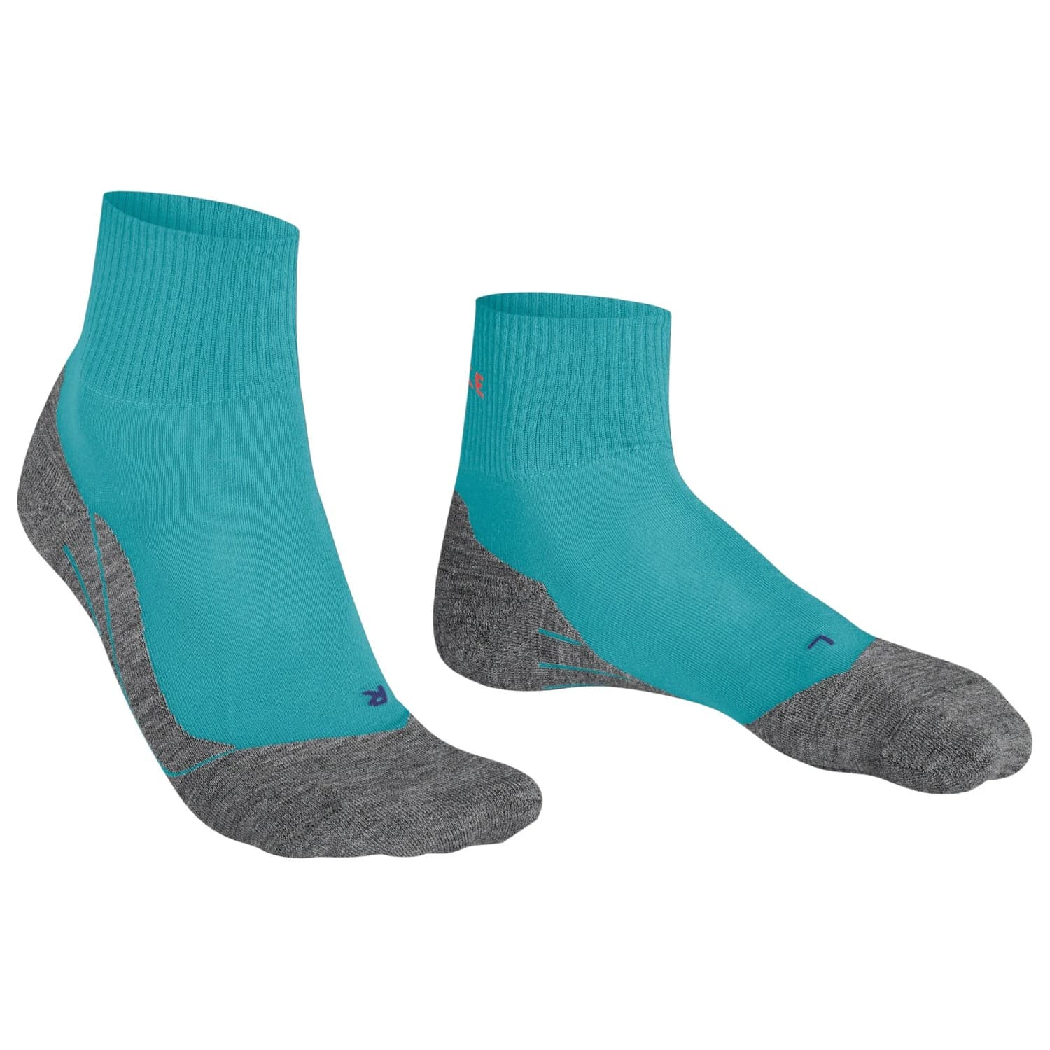 Дамски туристически чорапи Falke Women's TK5 Short Cool Walking socks - Turquoise