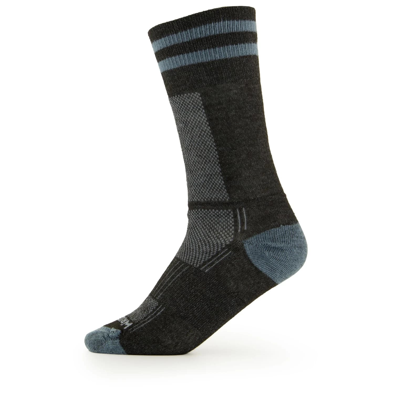 Туристически чорапи Wrightsock Coolmesh II Crew Walking socks - Black / Grey