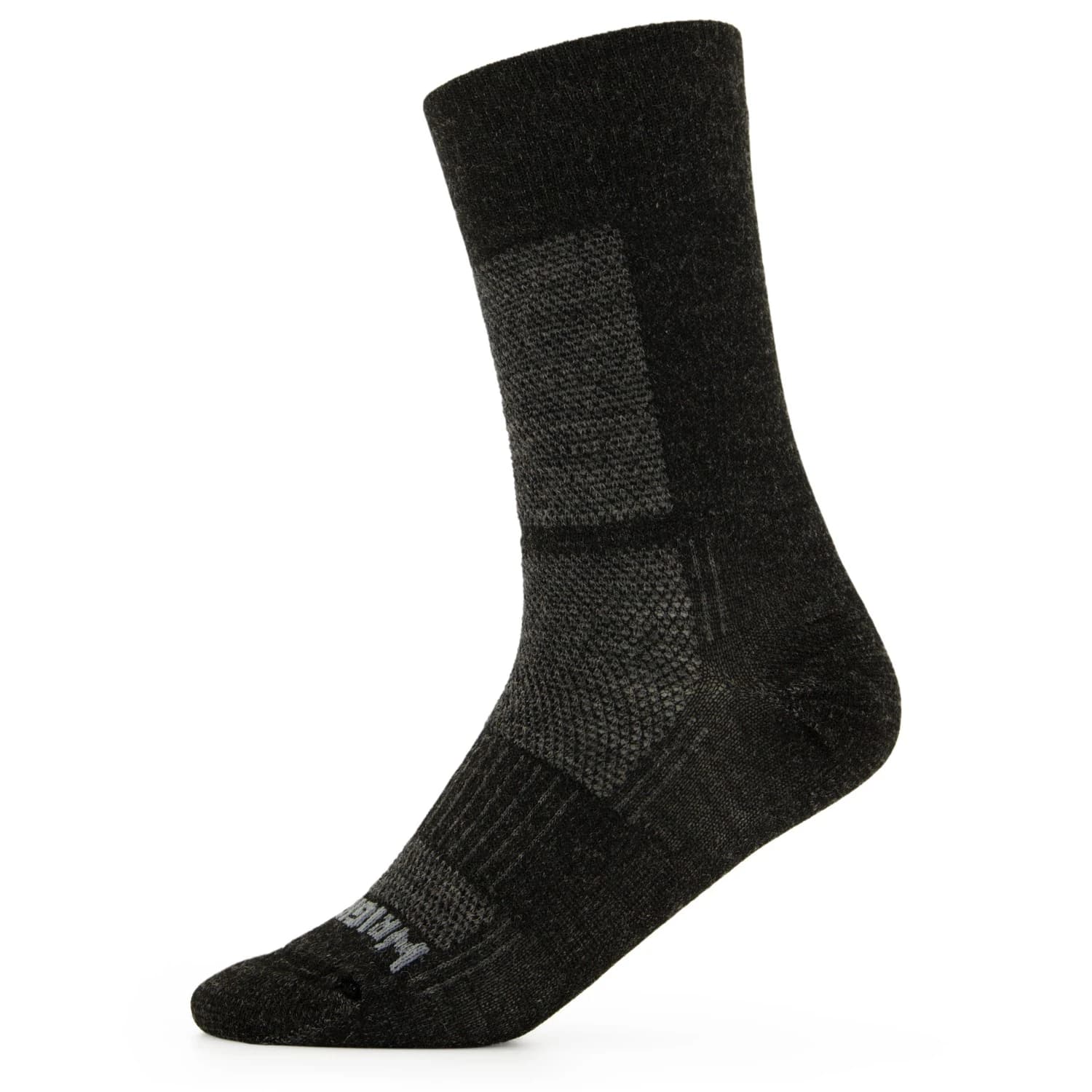 Туристически чорапи Wrightsock Coolmesh II Merino Crew Walking socks - Grey / Black