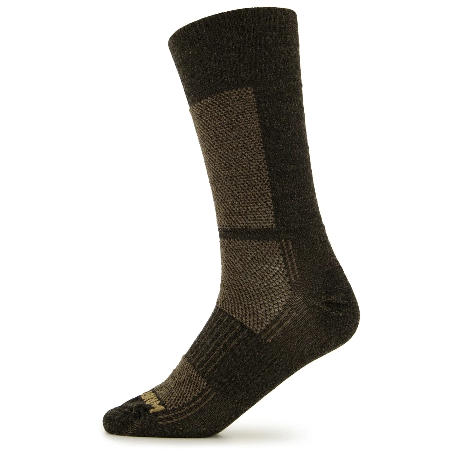 Туристически чорапи Wrightsock Coolmesh II Merino Crew Walking socks - Timber