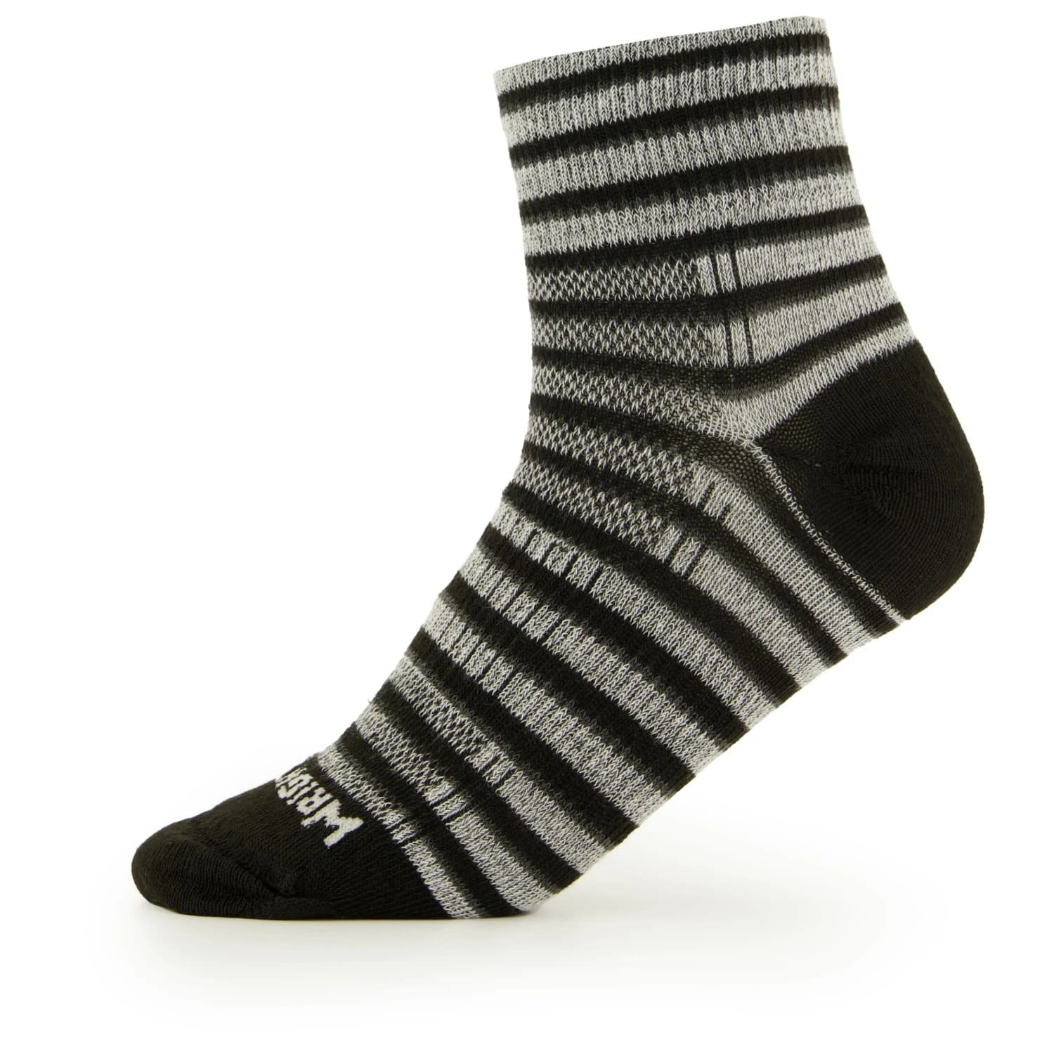 Чорапи за бягане Wrightsock Coolmesh II Quarter Walking socks - Black / White / Grey
