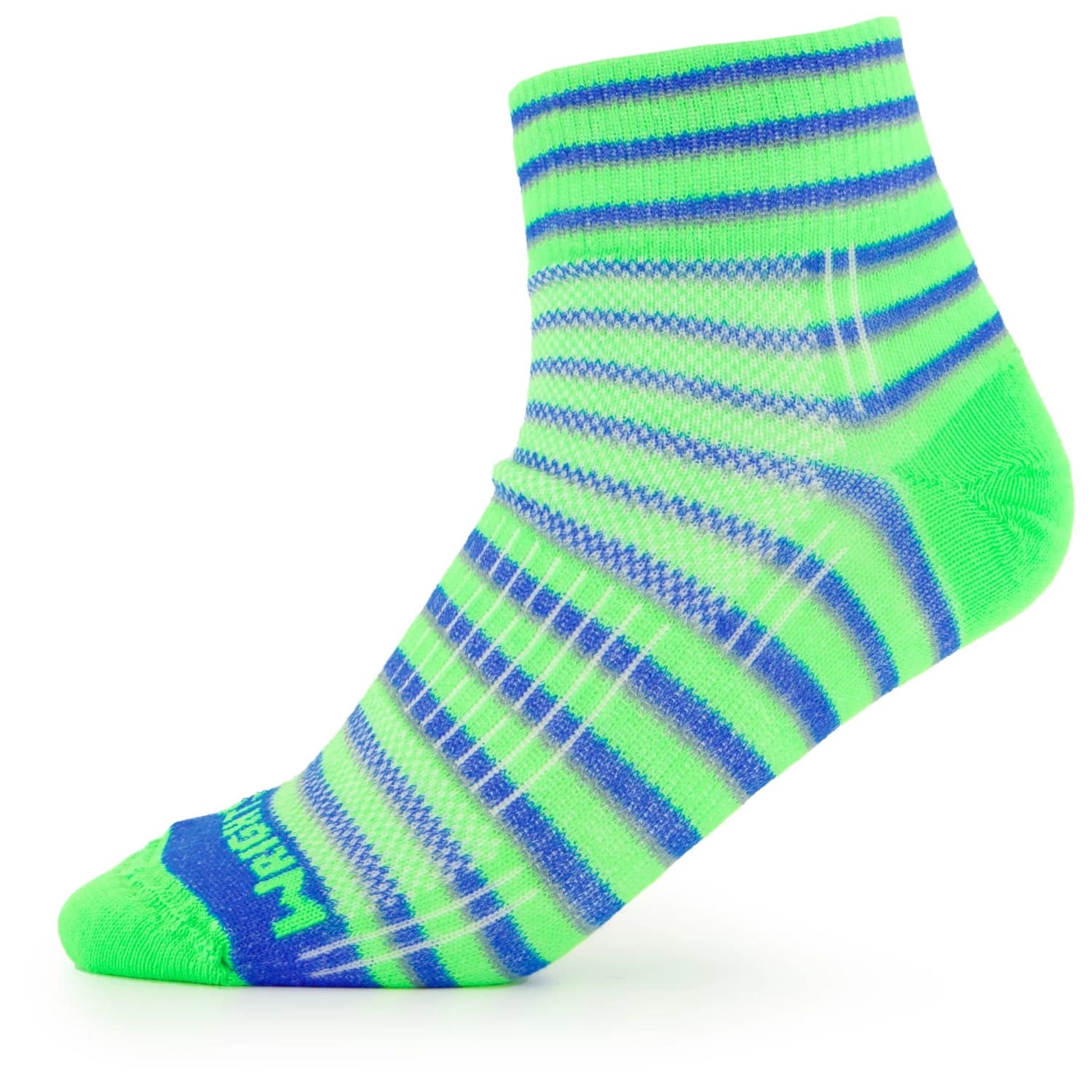 Чорапи за бягане Wrightsock Coolmesh II Quarter Walking socks - Green / Blue / Grey