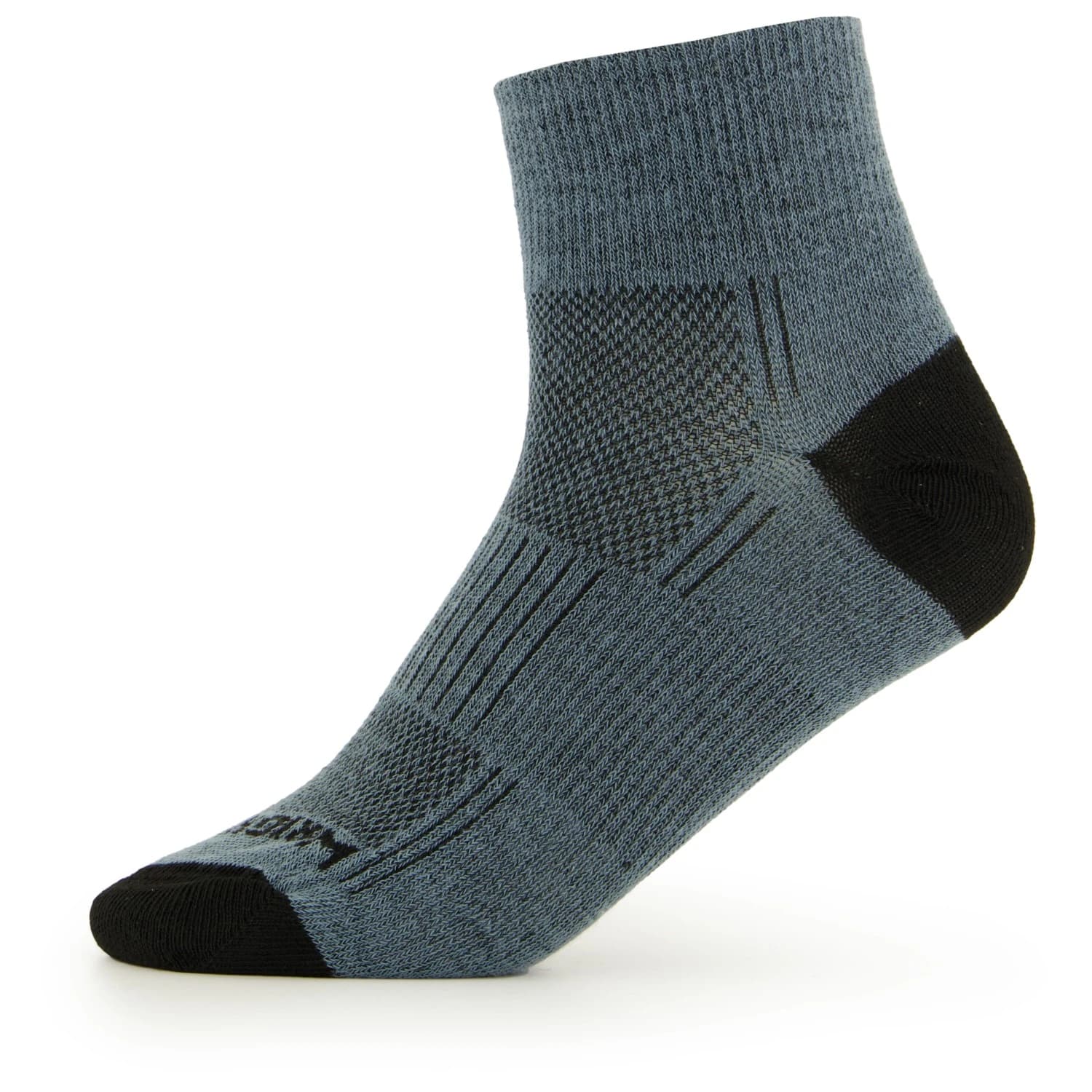Чорапи за бягане Wrightsock Coolmesh II Quarter Walking socks - Grey